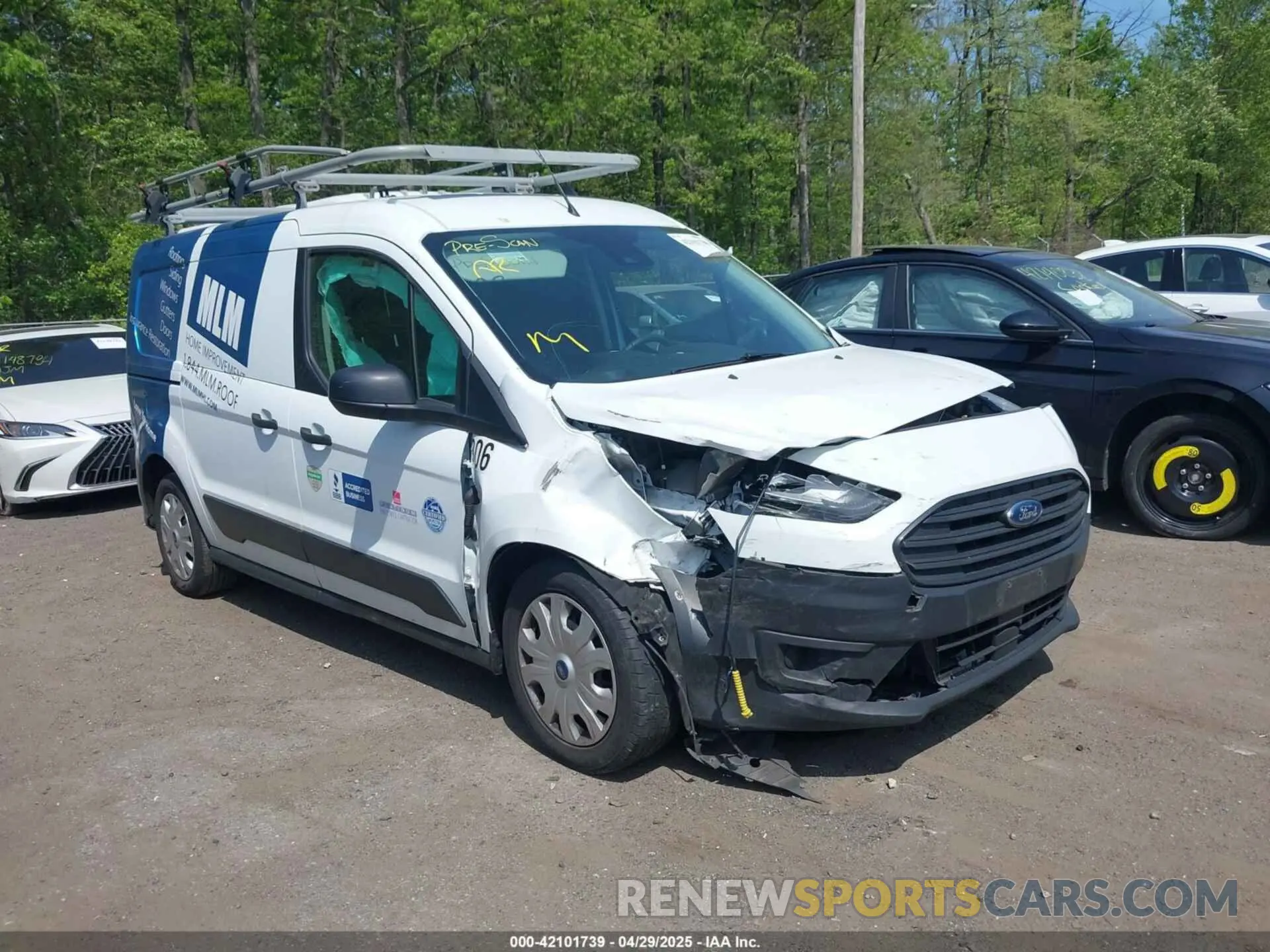 1 Photograph of a damaged car NM0LS7E23L1473168 FORD TRANSIT CONNECT 2020