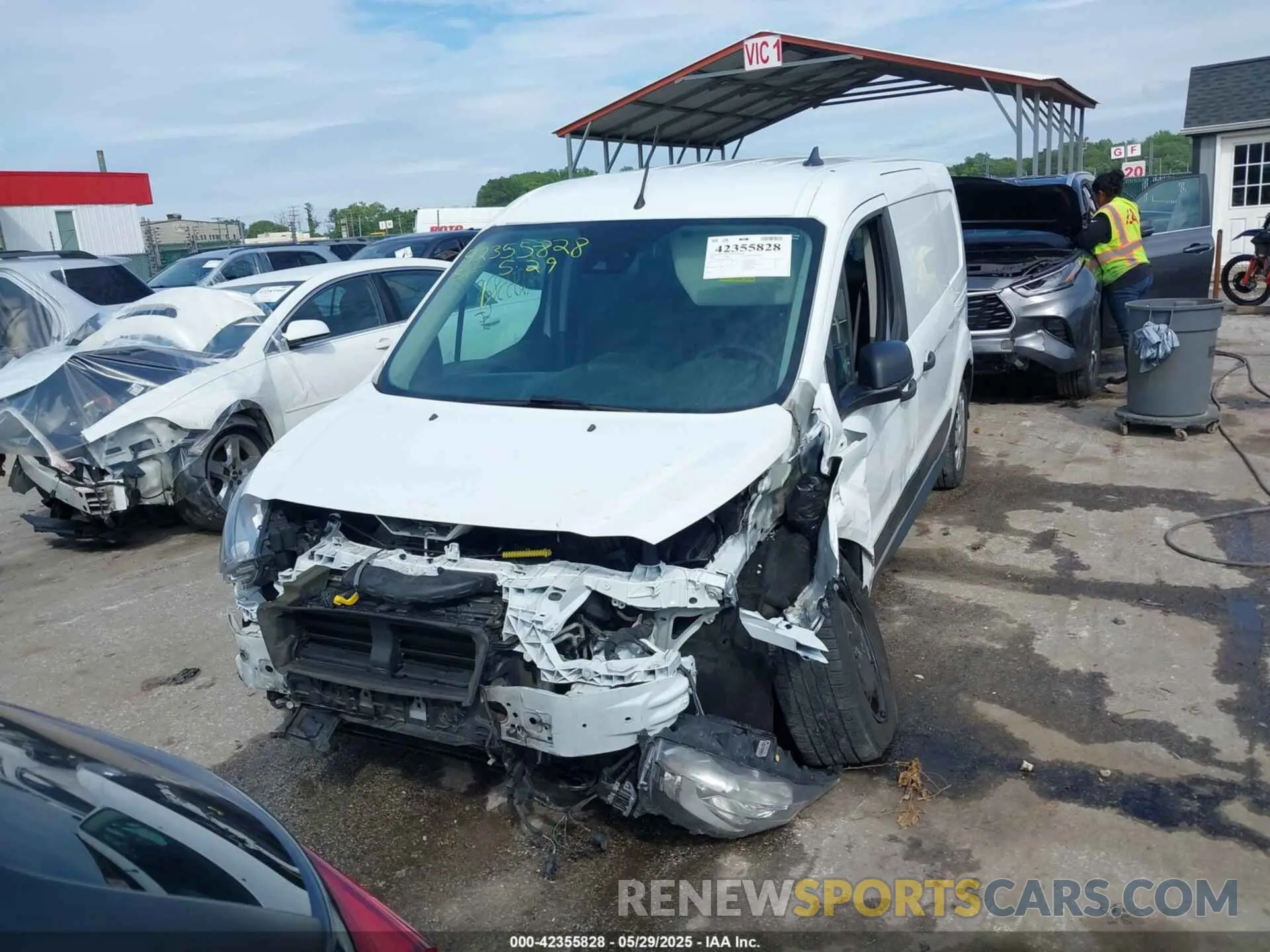 13 Photograph of a damaged car NM0LS7E23L1476488 FORD TRANSIT CONNECT 2020