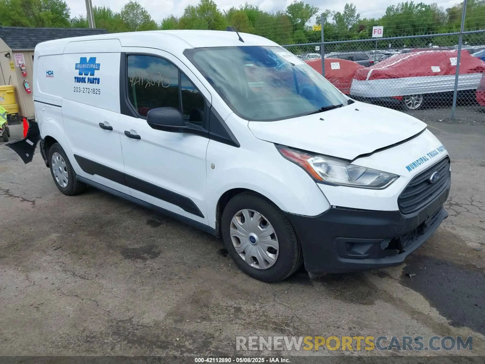 1 Photograph of a damaged car NM0LS7E25L1446327 FORD TRANSIT CONNECT 2020