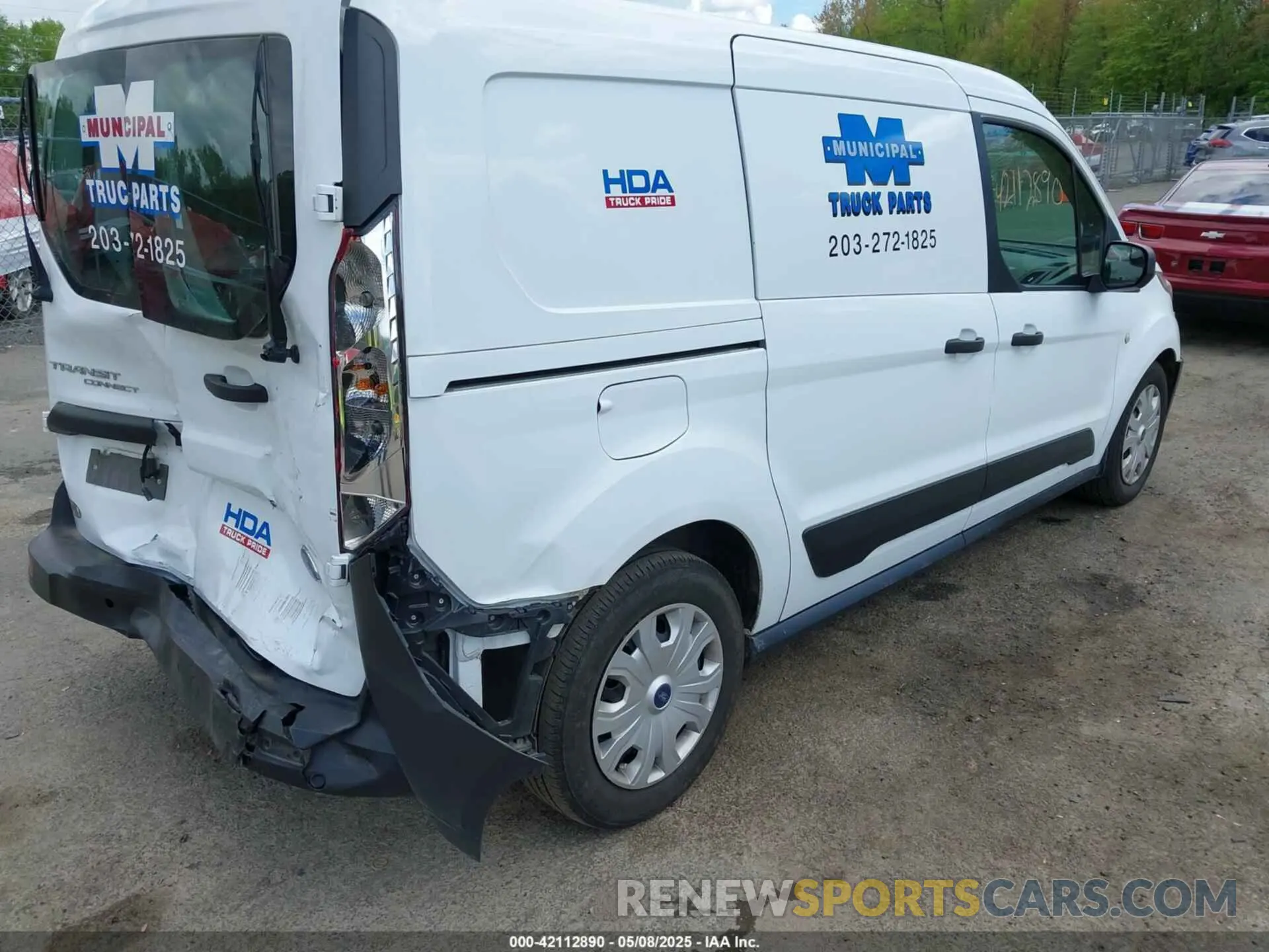4 Photograph of a damaged car NM0LS7E25L1446327 FORD TRANSIT CONNECT 2020