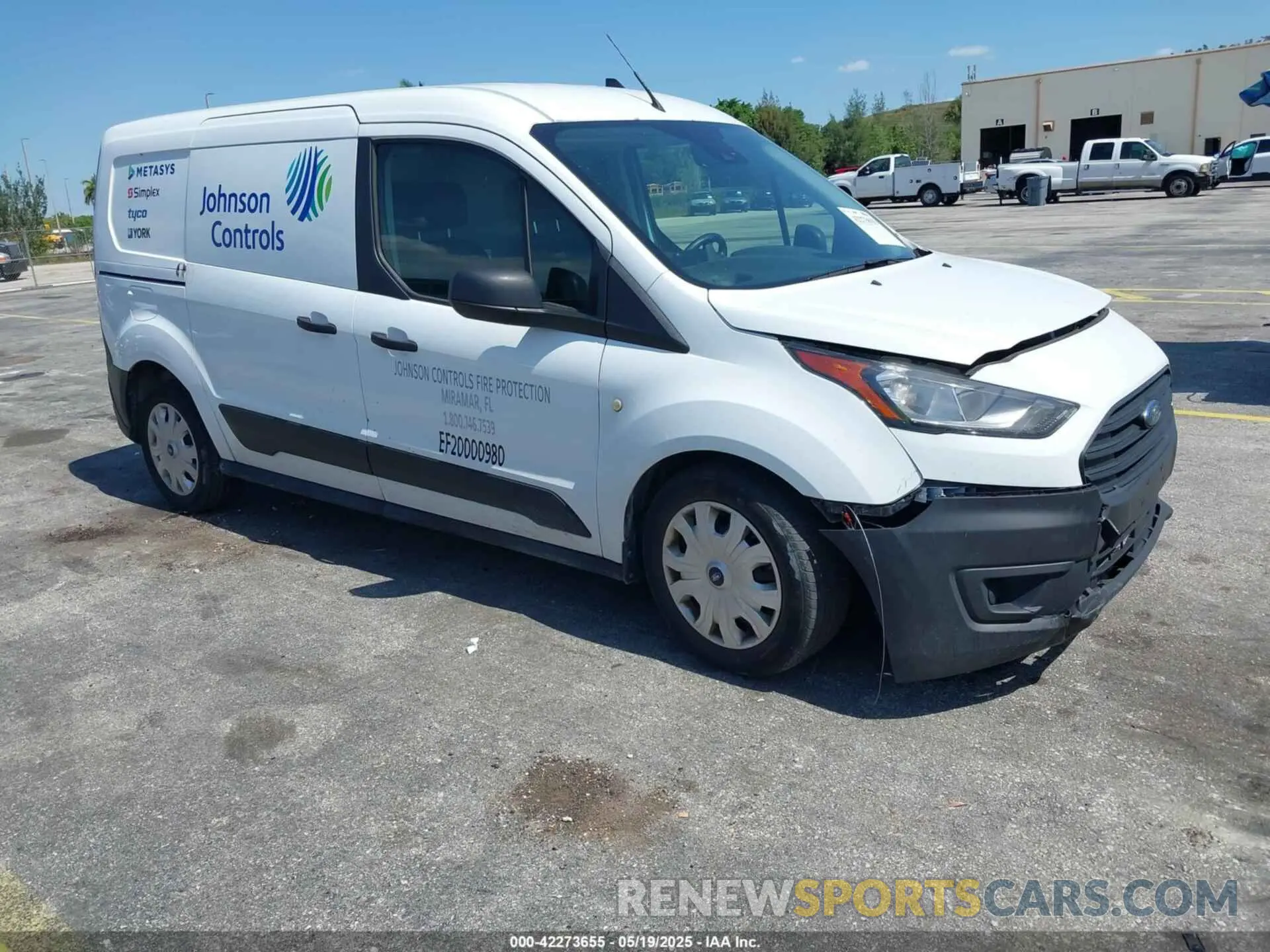 1 Photograph of a damaged car NM0LS7E25L1457960 FORD TRANSIT CONNECT 2020