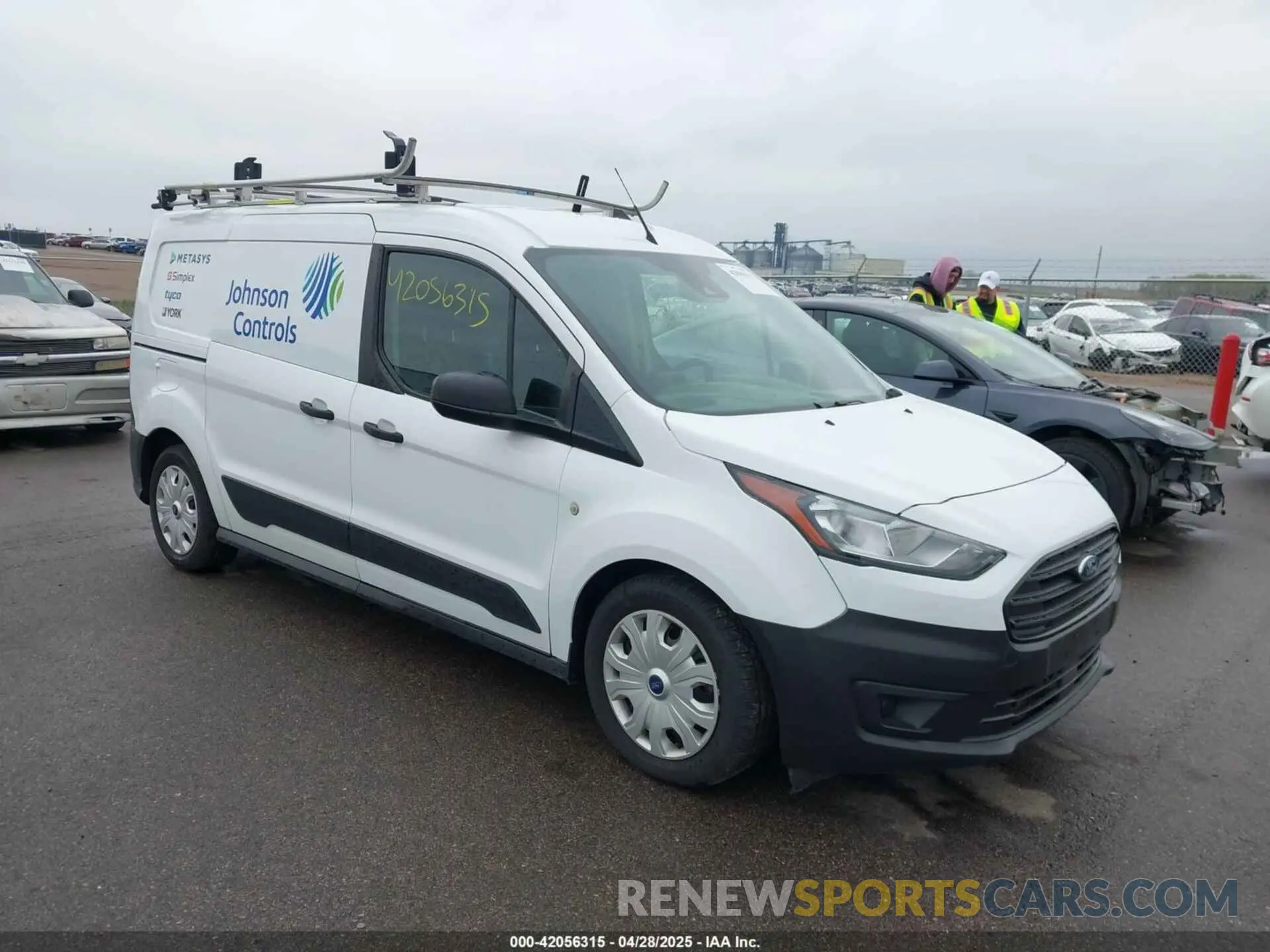 1 Photograph of a damaged car NM0LS7E26L1466733 FORD TRANSIT CONNECT 2020