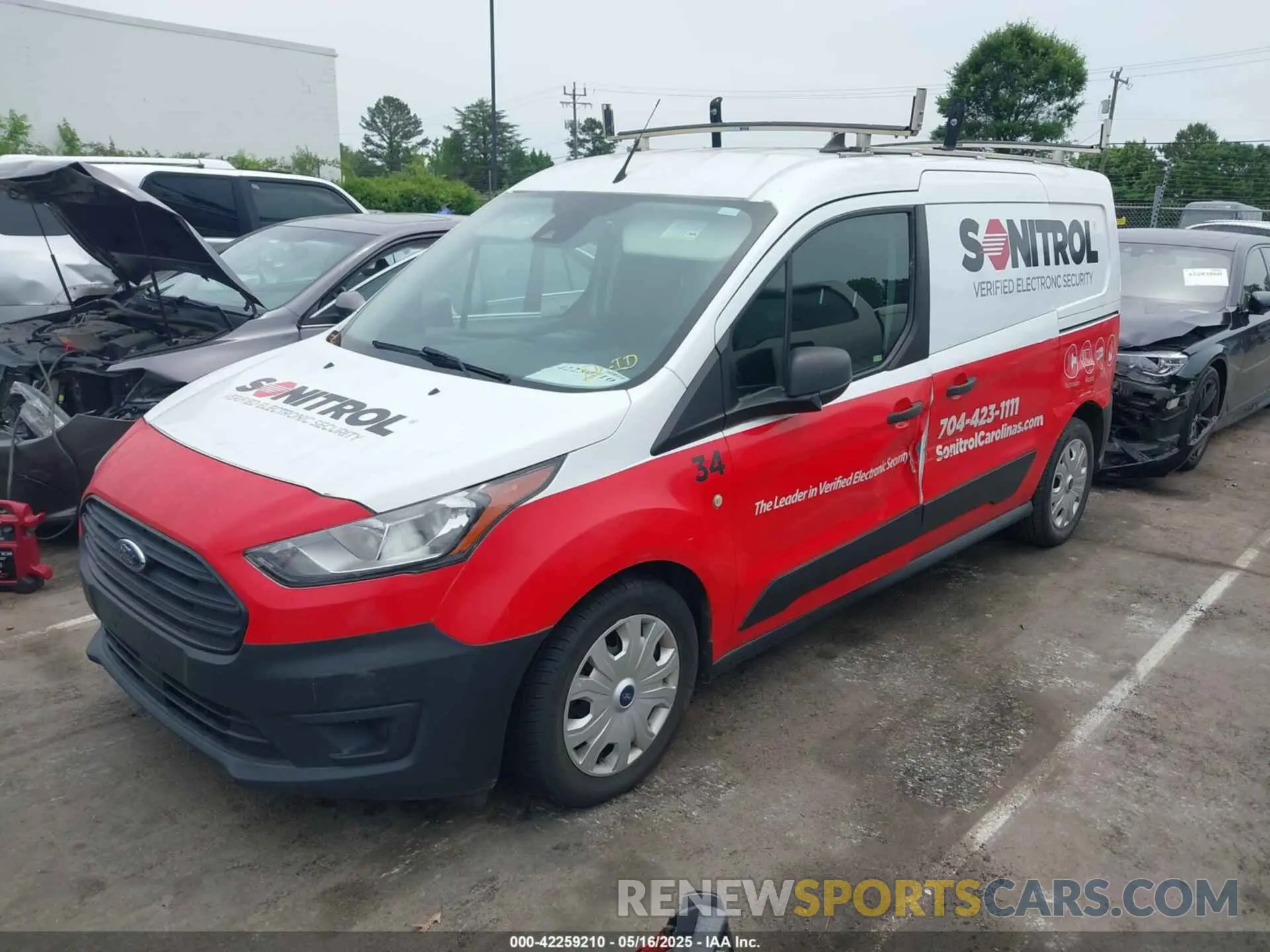 2 Photograph of a damaged car NM0LS7E26L1471351 FORD TRANSIT CONNECT 2020