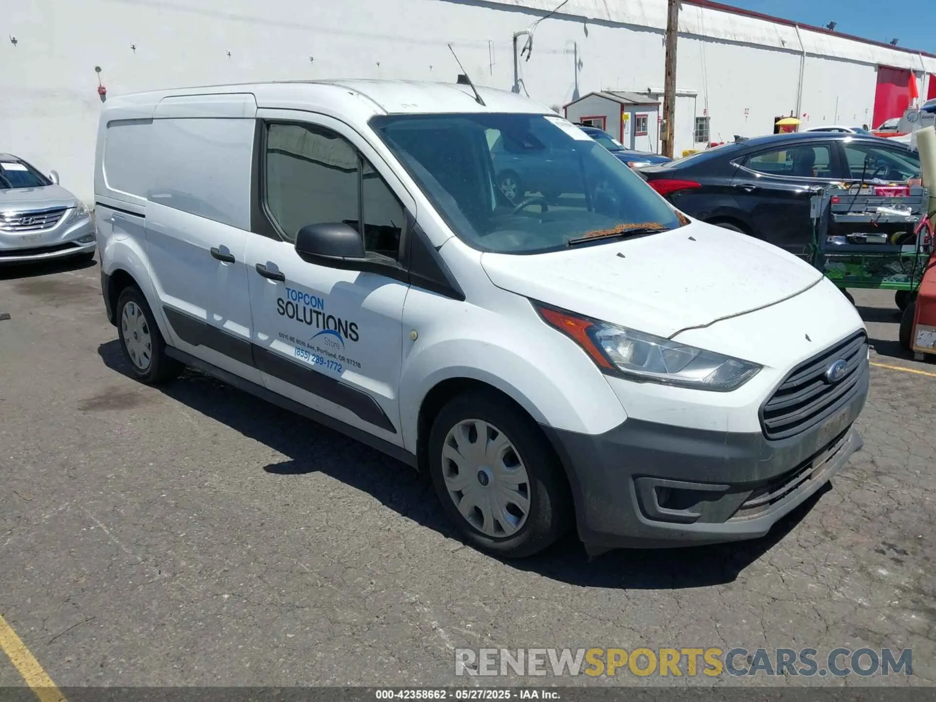 1 Photograph of a damaged car NM0LS7E27L1456552 FORD TRANSIT CONNECT 2020