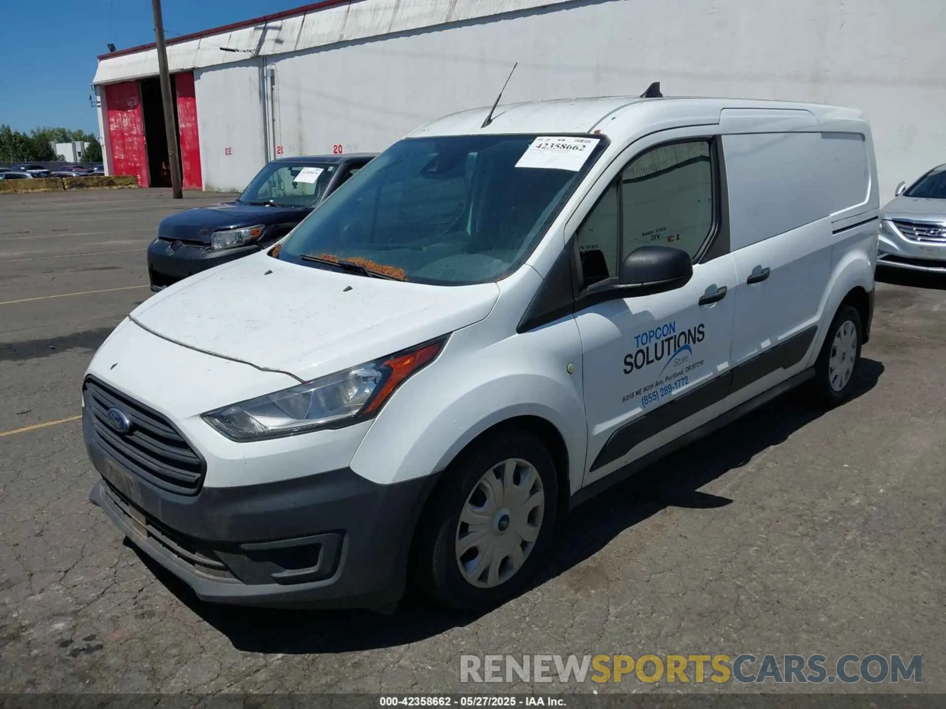 2 Photograph of a damaged car NM0LS7E27L1456552 FORD TRANSIT CONNECT 2020