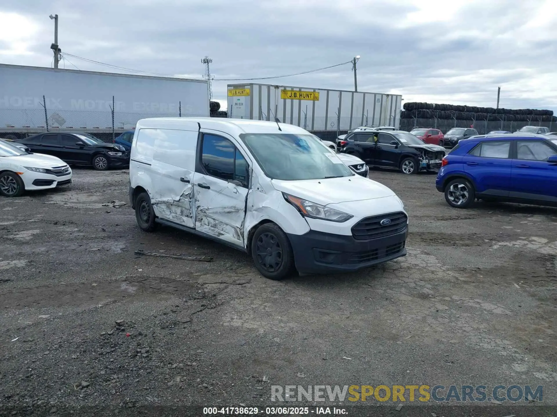 1 Photograph of a damaged car NM0LS7E27L1469639 FORD TRANSIT CONNECT 2020