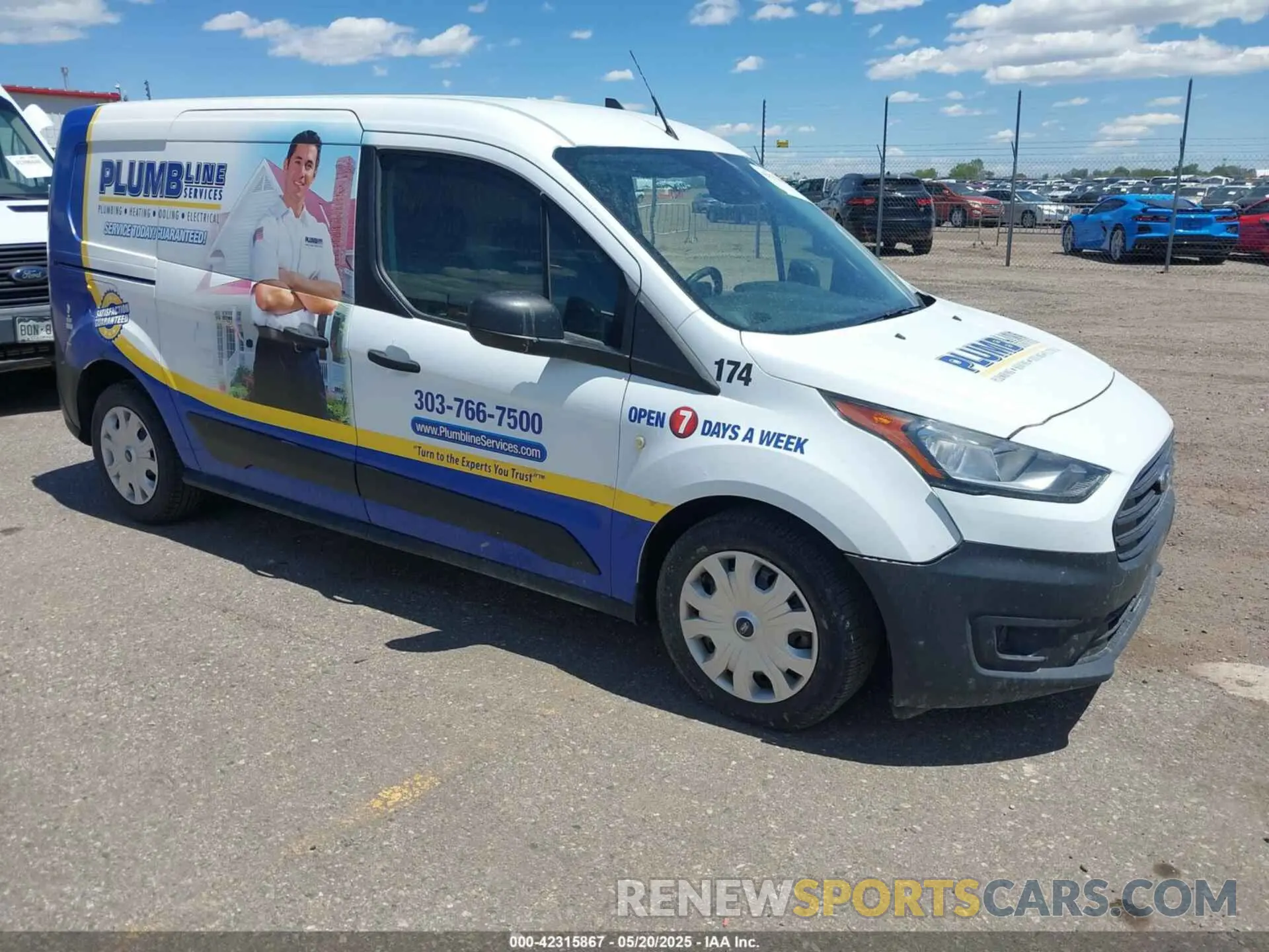 1 Photograph of a damaged car NM0LS7E28L1478172 FORD TRANSIT CONNECT 2020