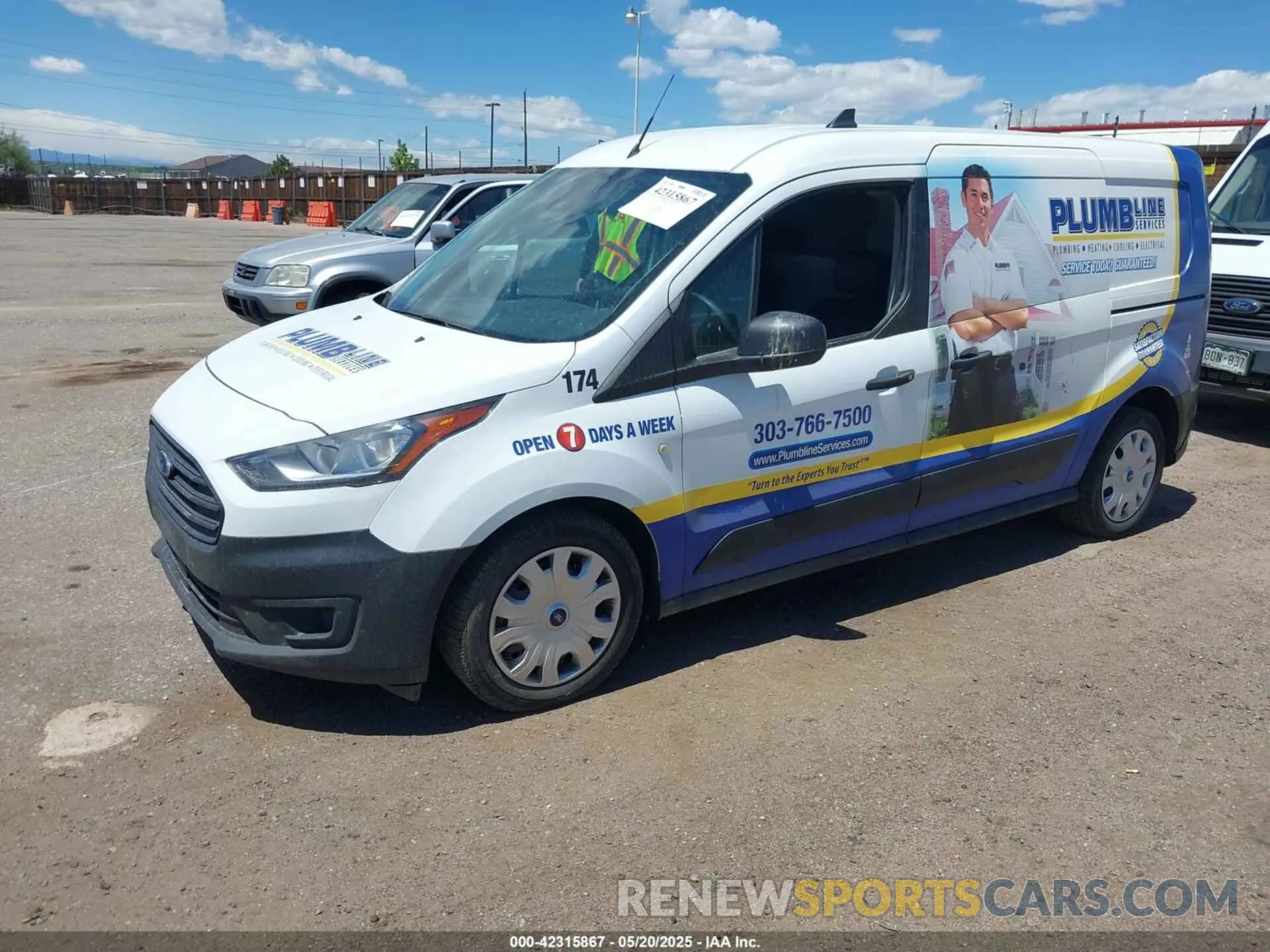 2 Photograph of a damaged car NM0LS7E28L1478172 FORD TRANSIT CONNECT 2020