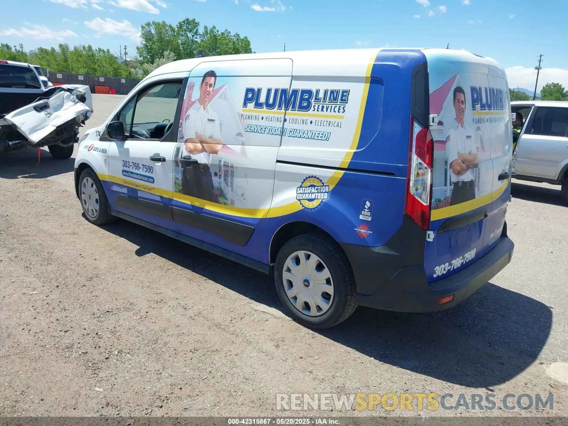 3 Photograph of a damaged car NM0LS7E28L1478172 FORD TRANSIT CONNECT 2020