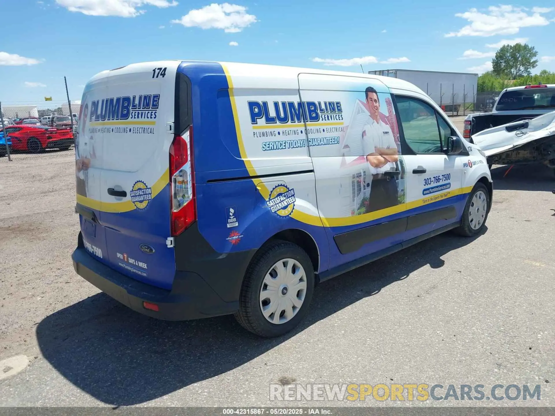 4 Photograph of a damaged car NM0LS7E28L1478172 FORD TRANSIT CONNECT 2020