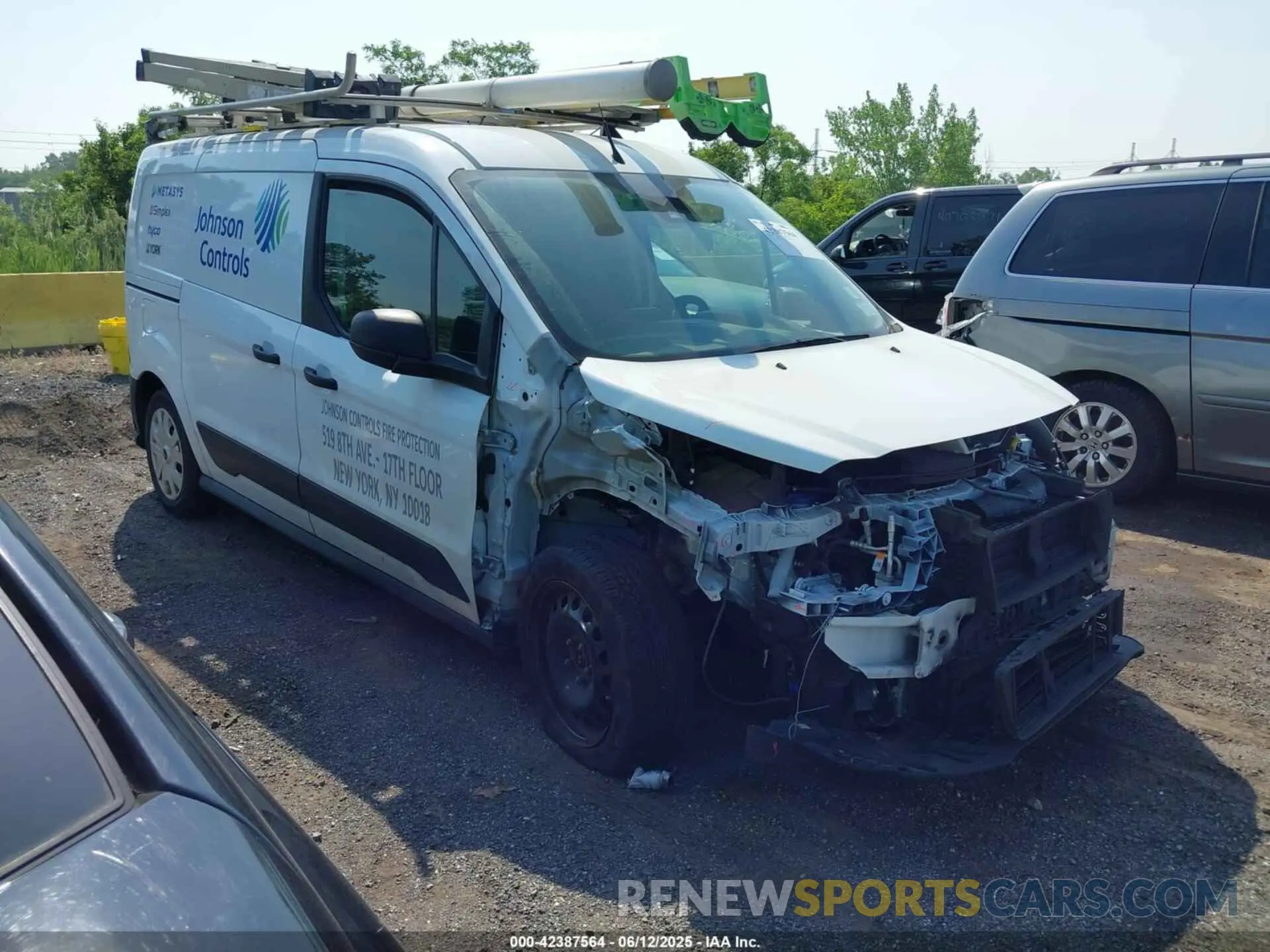 1 Photograph of a damaged car NM0LS7E2XL1457808 FORD TRANSIT CONNECT 2020