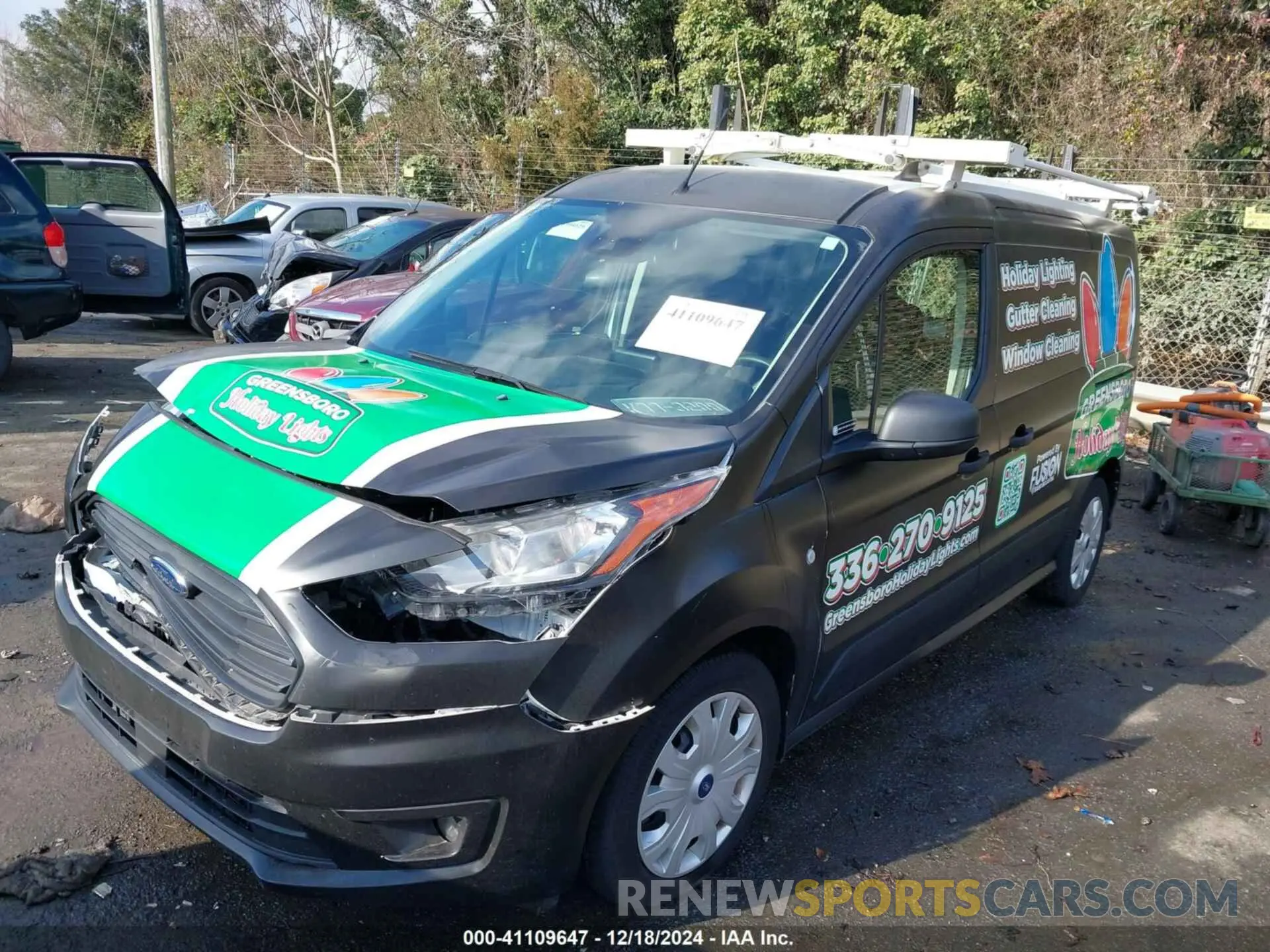 2 Photograph of a damaged car NM0LS7F29L1472007 FORD TRANSIT CONNECT 2020