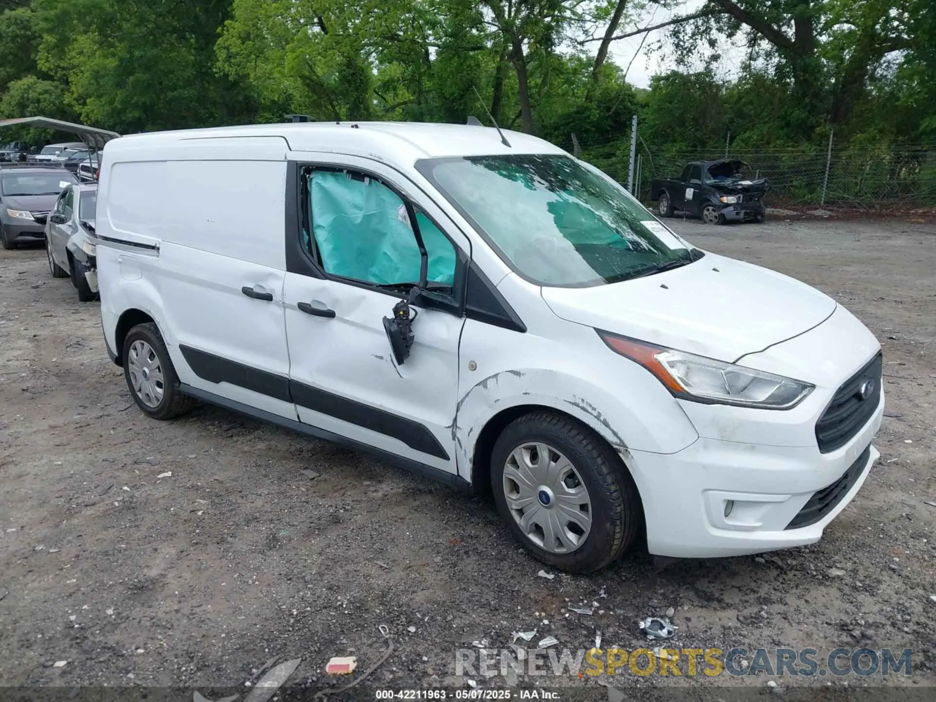 1 Photograph of a damaged car NM0LS7F72L1444951 FORD TRANSIT CONNECT 2020
