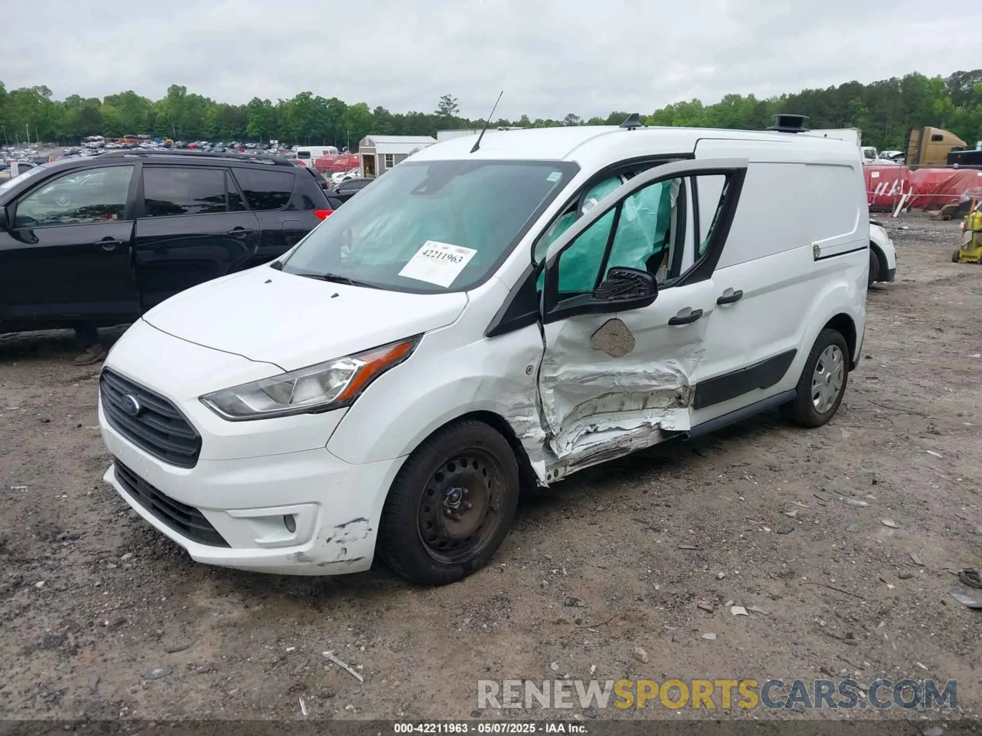 2 Photograph of a damaged car NM0LS7F72L1444951 FORD TRANSIT CONNECT 2020