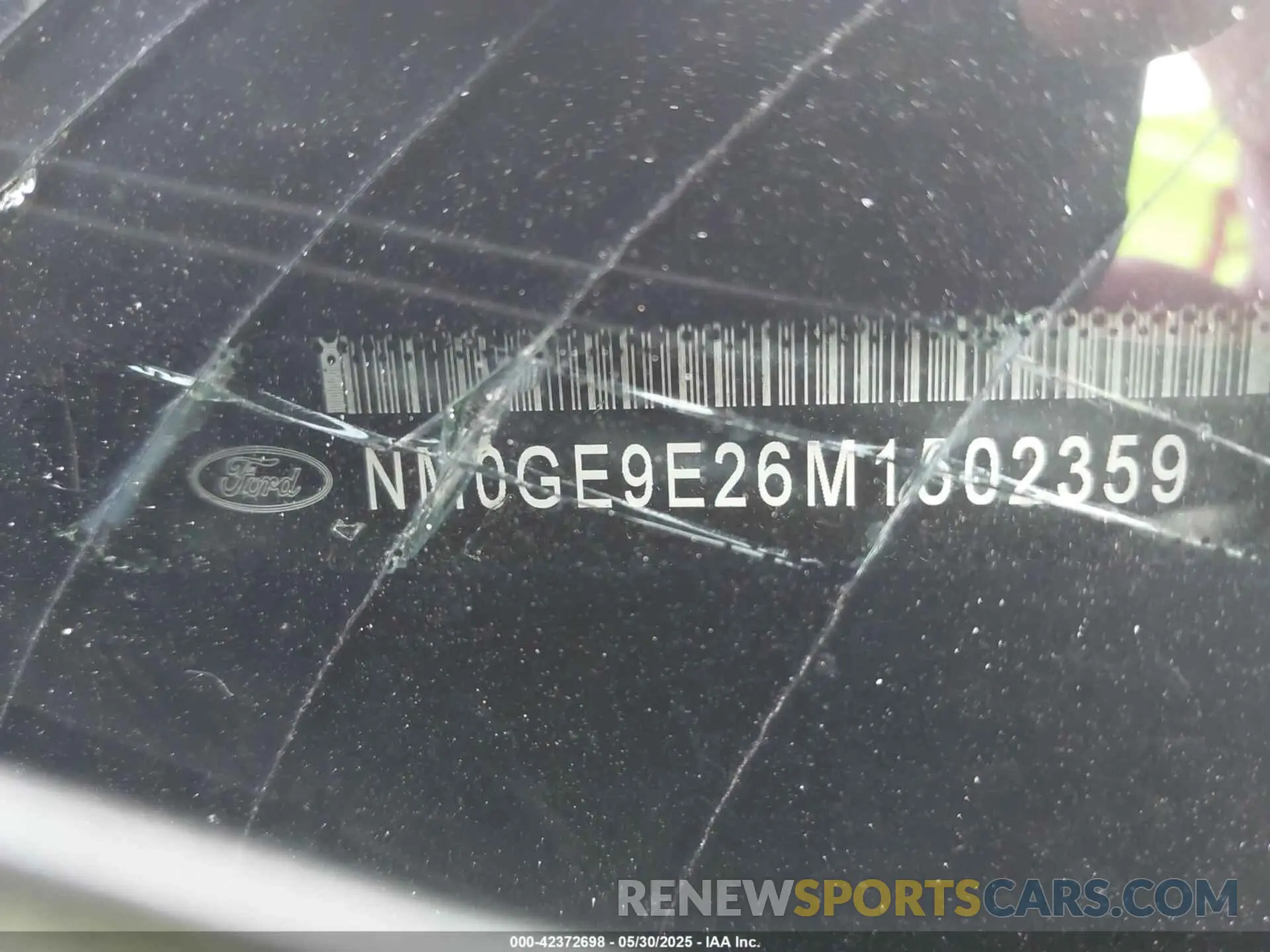 9 Photograph of a damaged car NM0GE9E26M1502359 FORD TRANSIT CONNECT 2021