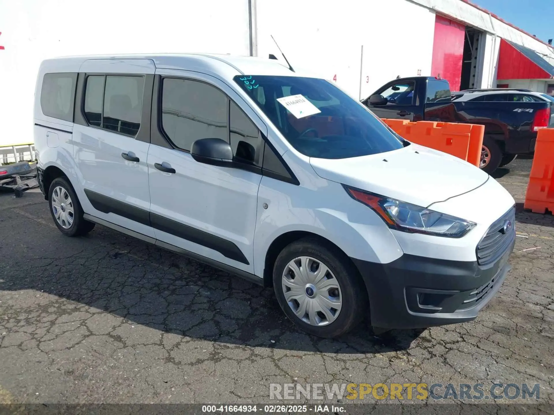 1 Photograph of a damaged car NM0GE9E28M1491106 FORD TRANSIT CONNECT 2021