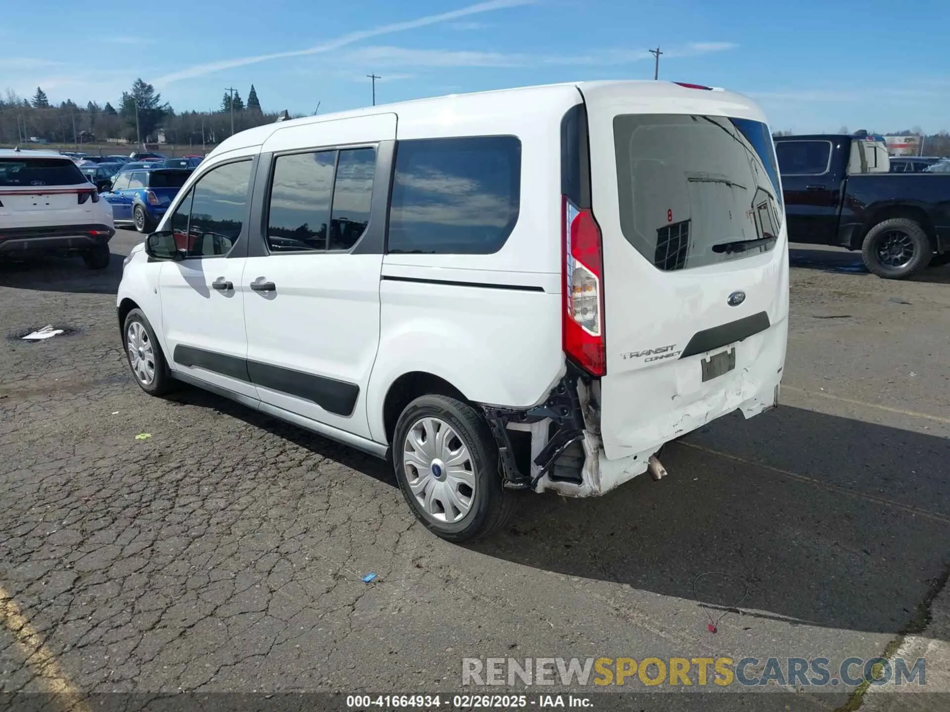 3 Photograph of a damaged car NM0GE9E28M1491106 FORD TRANSIT CONNECT 2021