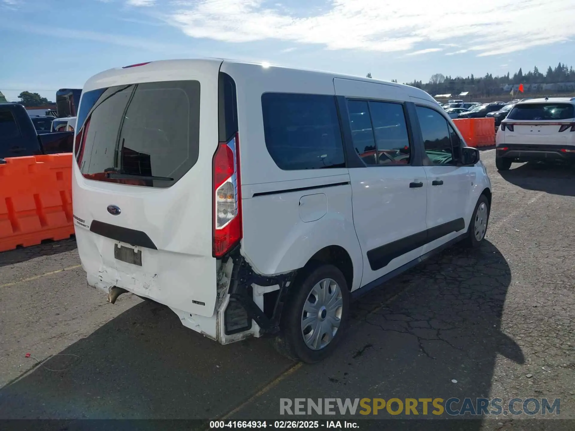 4 Photograph of a damaged car NM0GE9E28M1491106 FORD TRANSIT CONNECT 2021