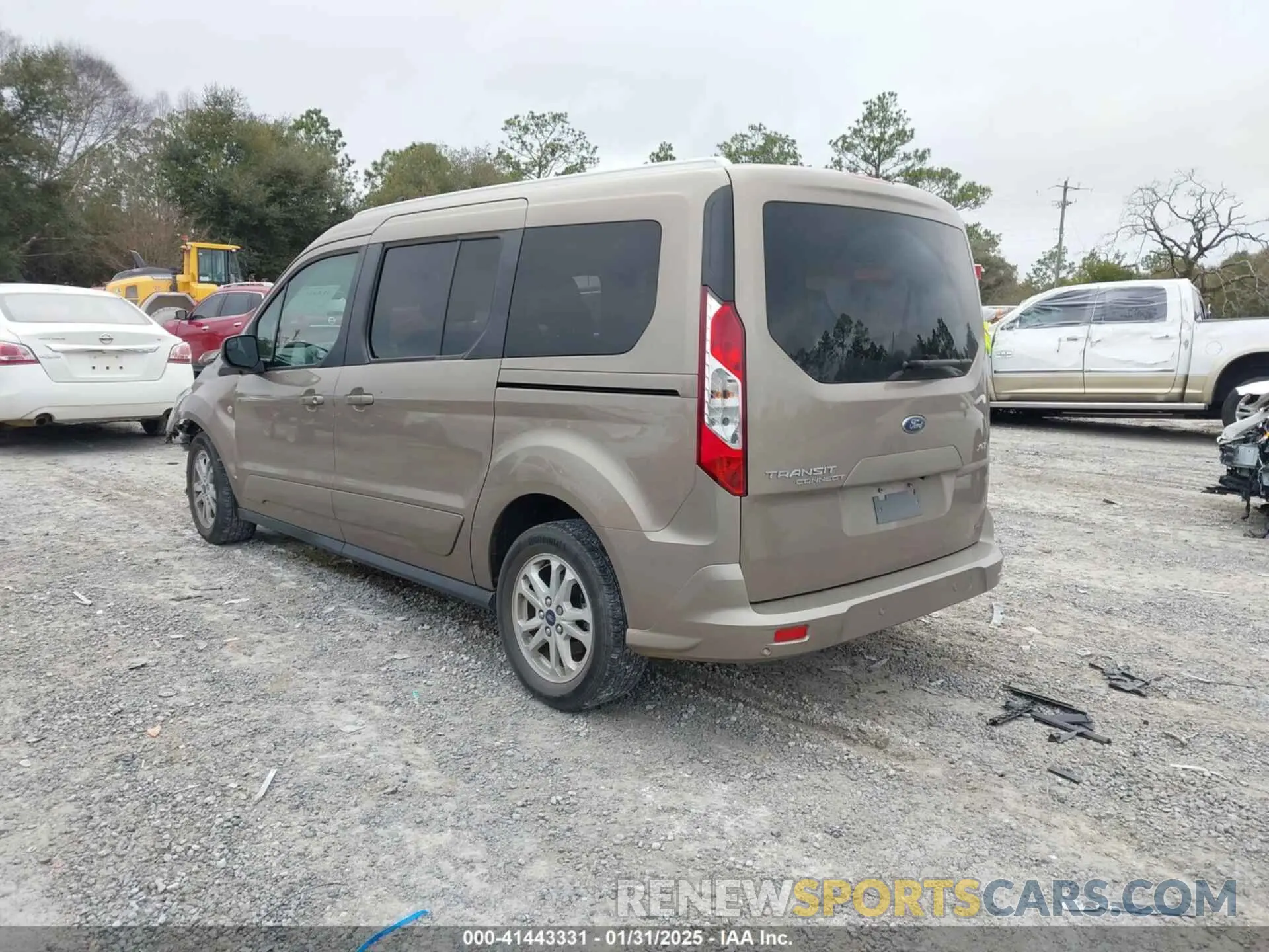 3 Photograph of a damaged car NM0GE9F22M1483551 FORD TRANSIT CONNECT 2021