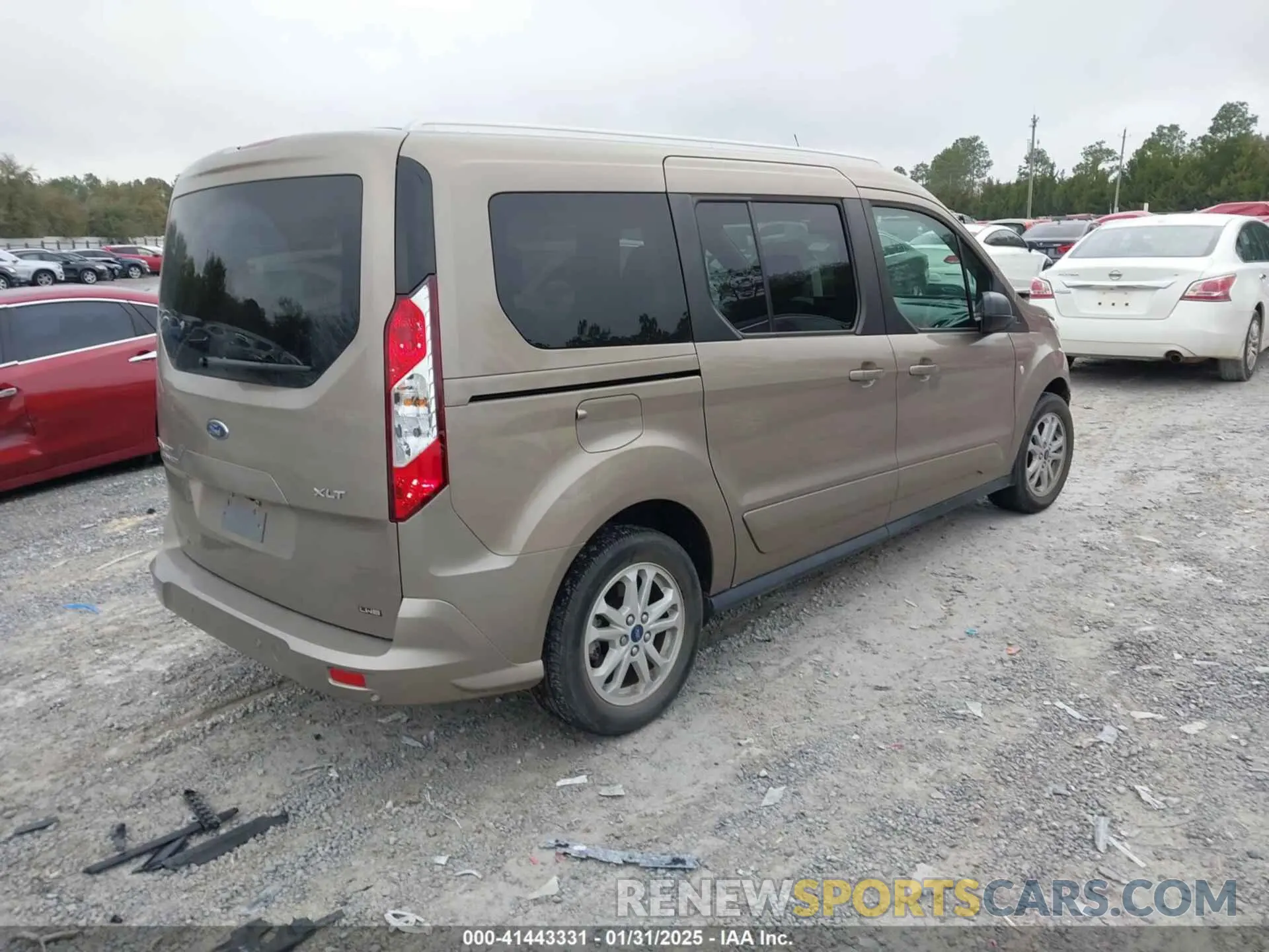 4 Photograph of a damaged car NM0GE9F22M1483551 FORD TRANSIT CONNECT 2021