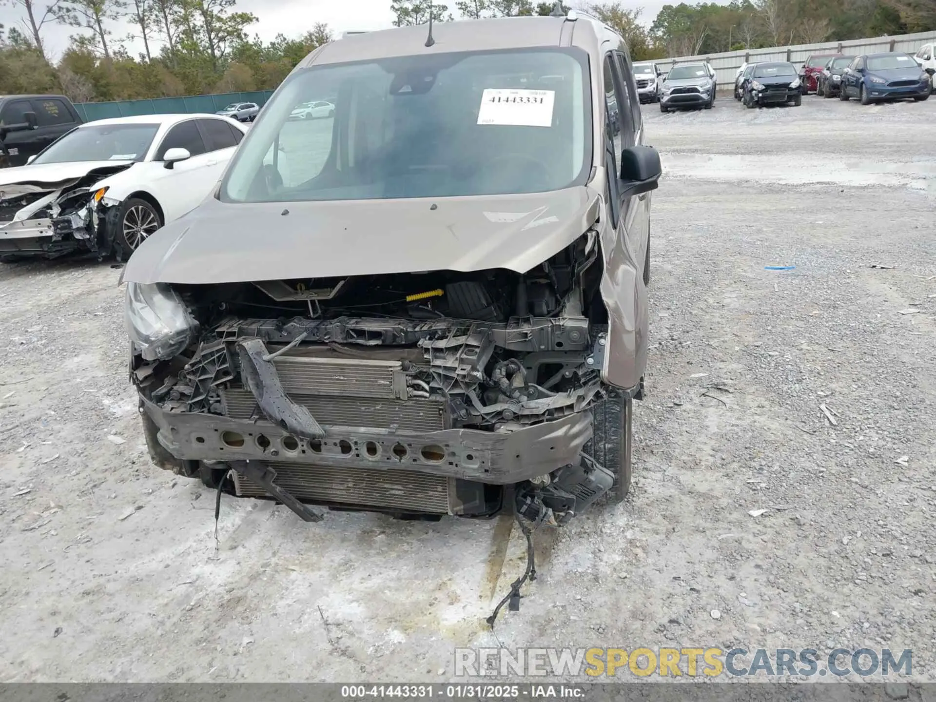 6 Photograph of a damaged car NM0GE9F22M1483551 FORD TRANSIT CONNECT 2021