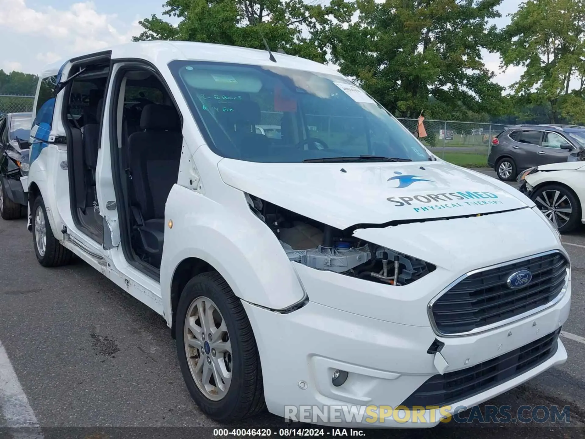 1 Photograph of a damaged car NM0GS9F29M1498007 FORD TRANSIT CONNECT 2021