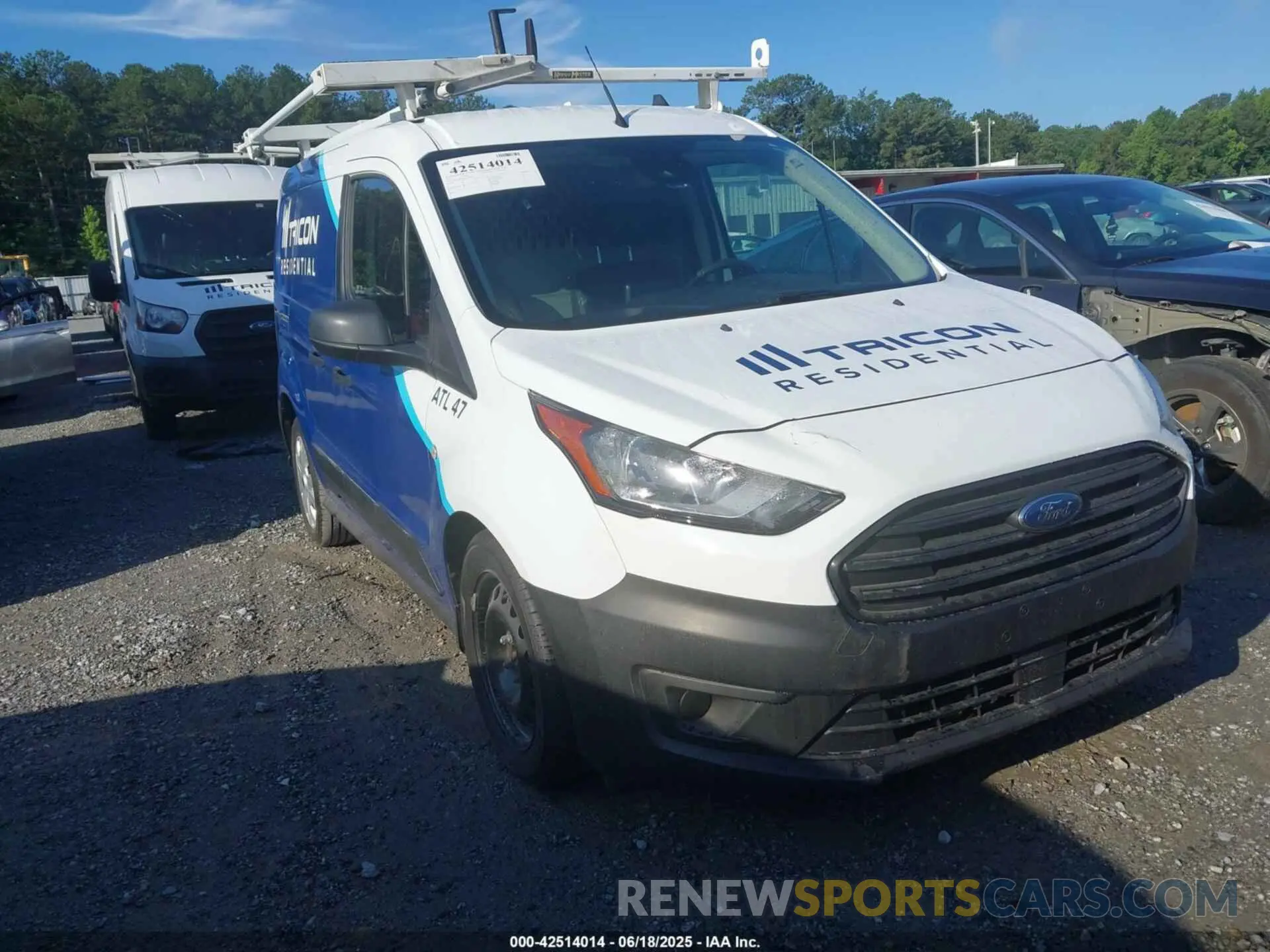 1 Photograph of a damaged car NM0LS6E27M1488977 FORD TRANSIT CONNECT 2021