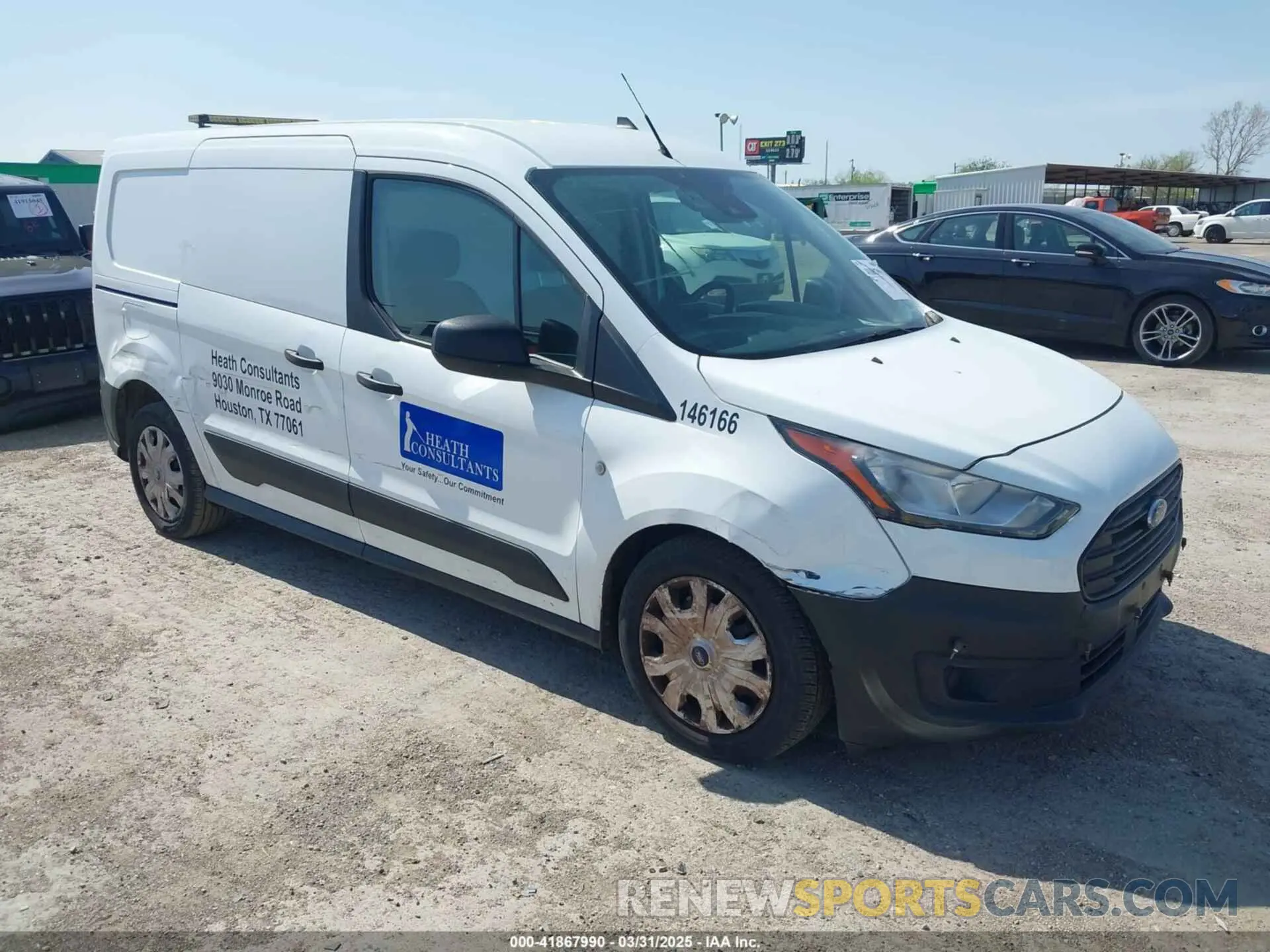 1 Photograph of a damaged car NM0LS7E71M1483016 FORD TRANSIT CONNECT 2021