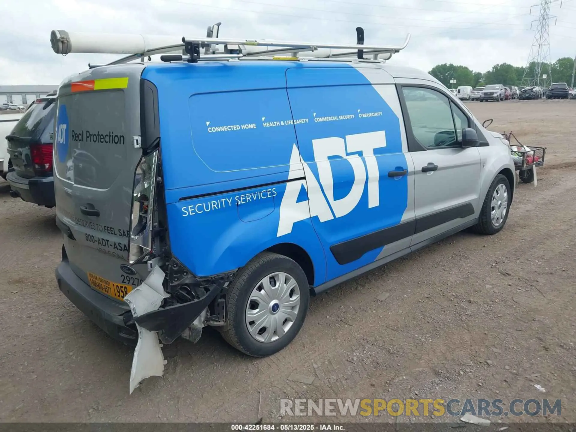 4 Photograph of a damaged car NM0LS7F25M1502136 FORD TRANSIT CONNECT 2021