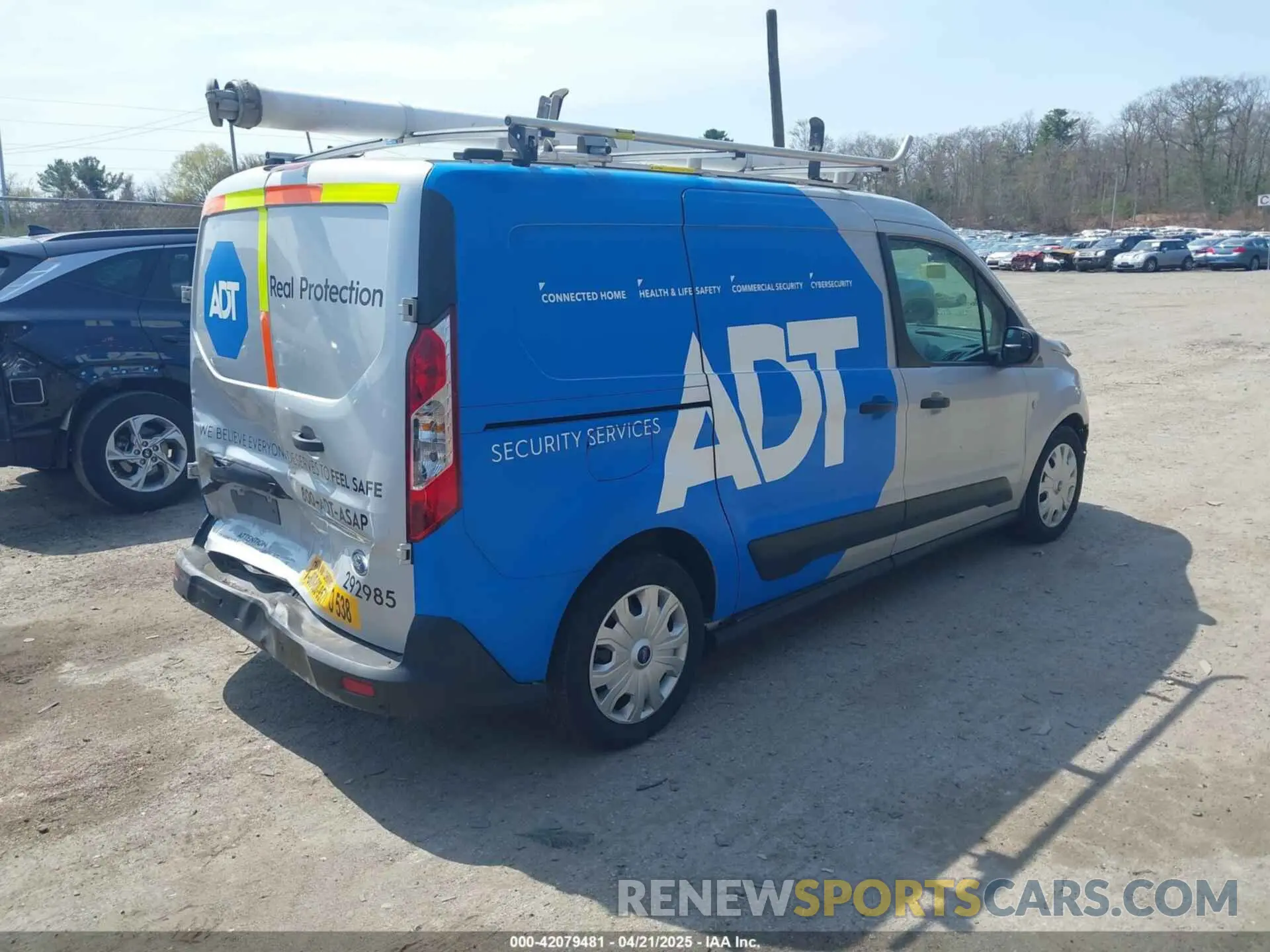4 Photograph of a damaged car NM0LS7F25M1502413 FORD TRANSIT CONNECT 2021