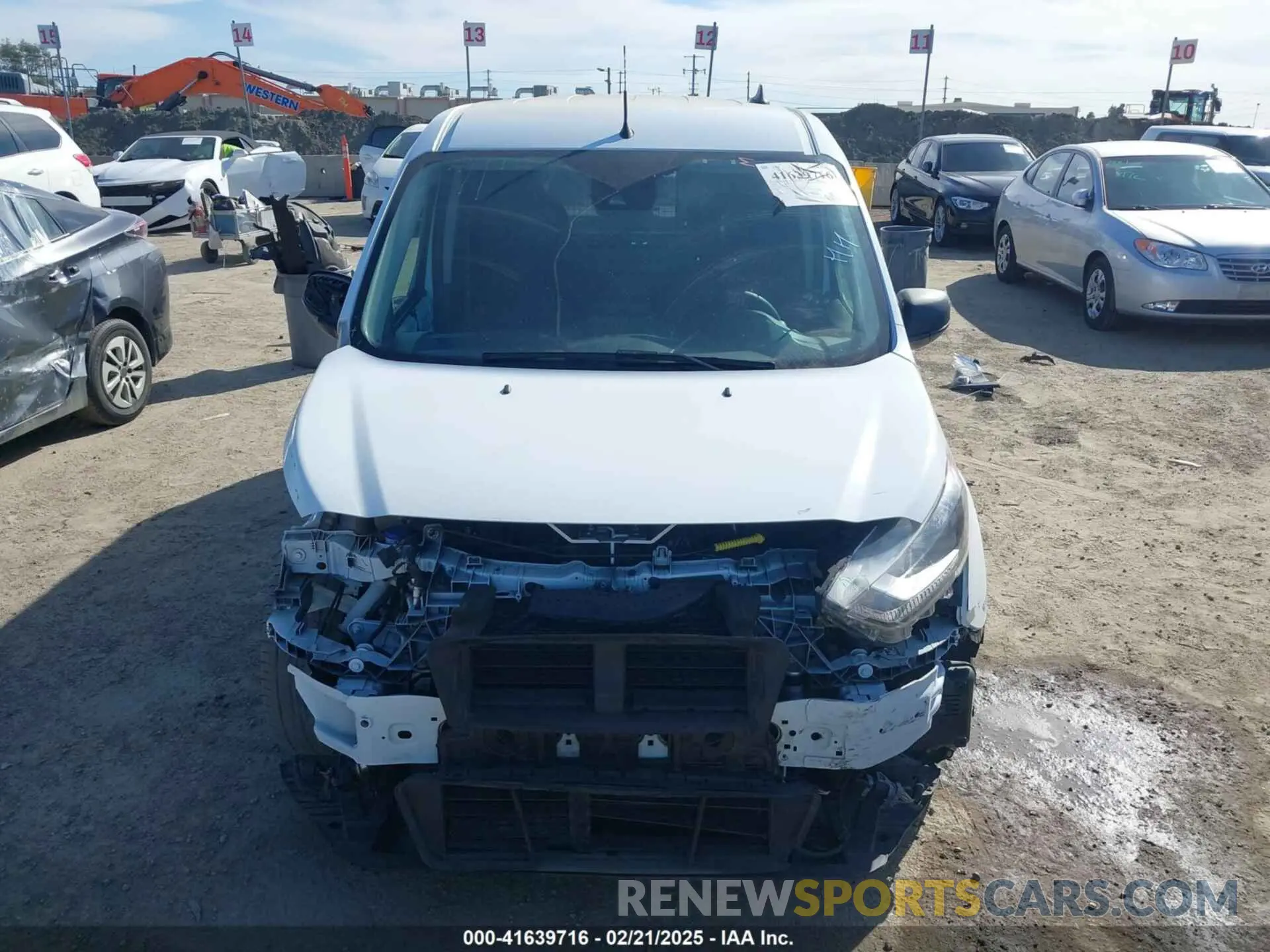 13 Photograph of a damaged car NM0LS7F26M1497626 FORD TRANSIT CONNECT 2021
