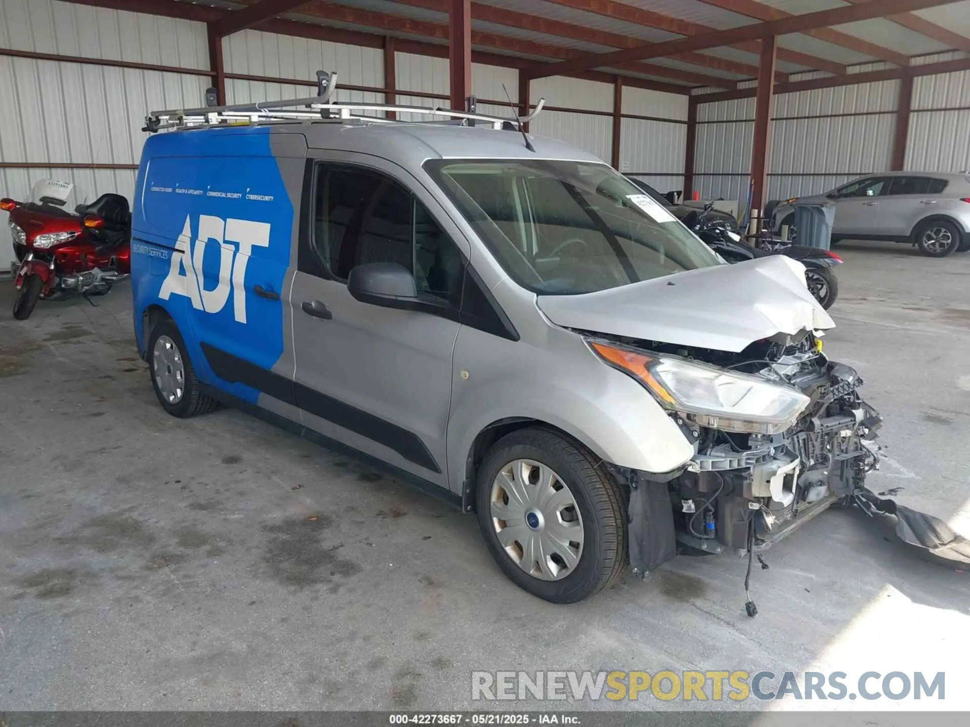 1 Photograph of a damaged car NM0LS7F27M1502137 FORD TRANSIT CONNECT 2021