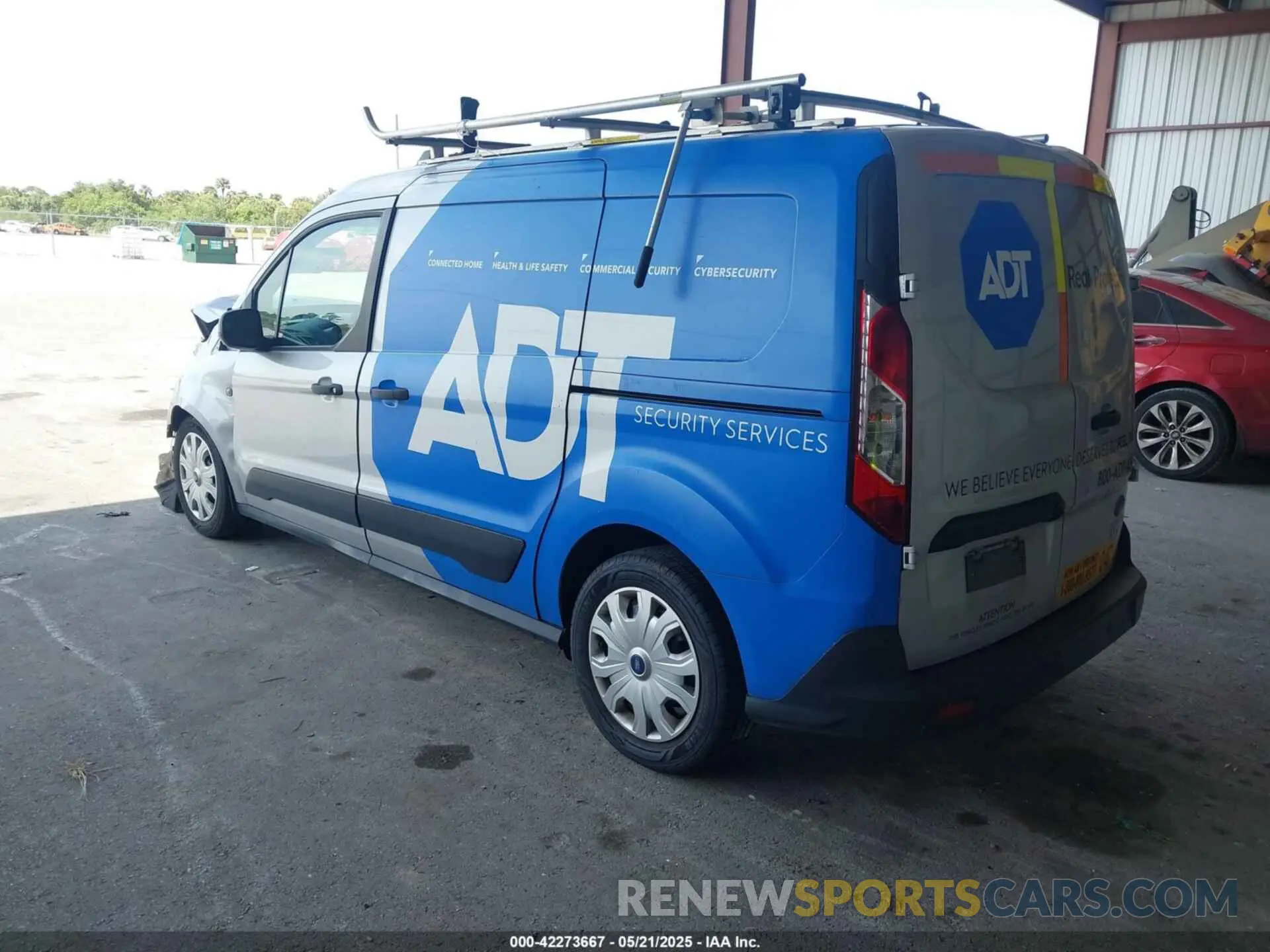 3 Photograph of a damaged car NM0LS7F27M1502137 FORD TRANSIT CONNECT 2021