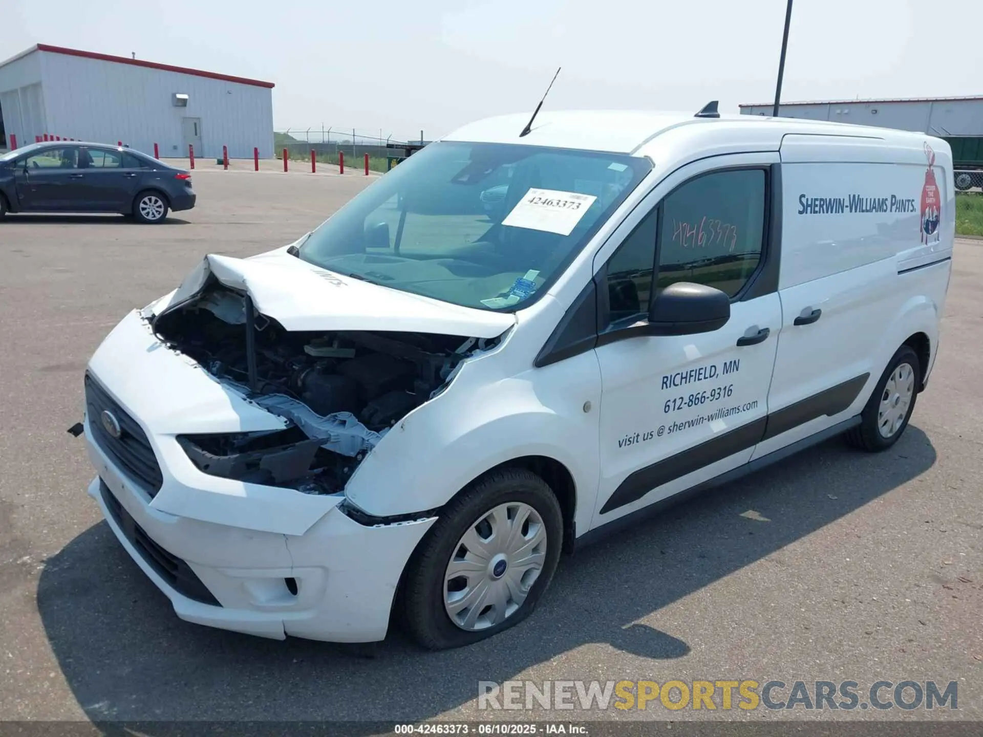 2 Photograph of a damaged car NM0LS7F7XM1495471 FORD TRANSIT CONNECT 2021