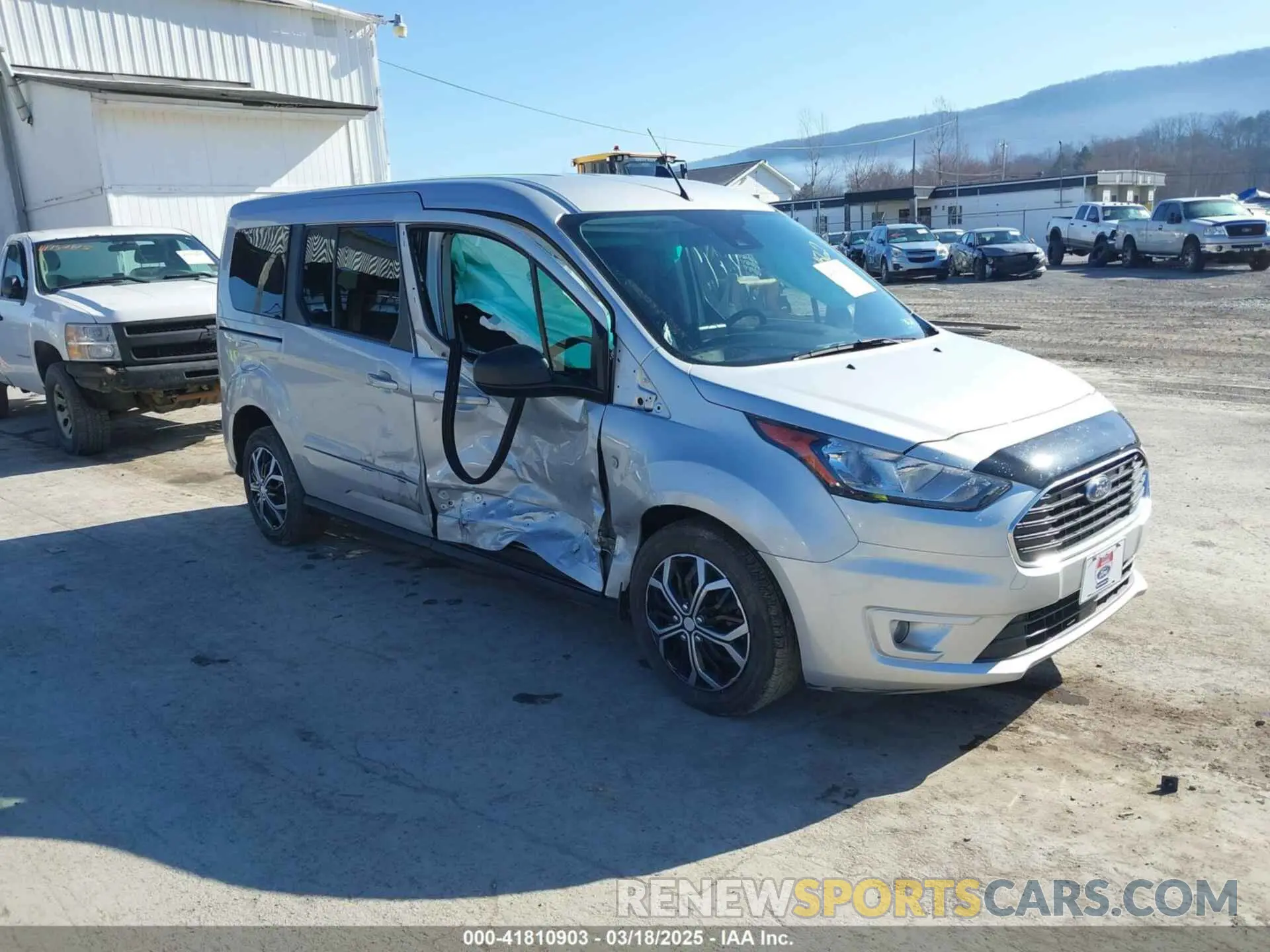 1 Photograph of a damaged car NM0GE9F29N1534562 FORD TRANSIT CONNECT 2022