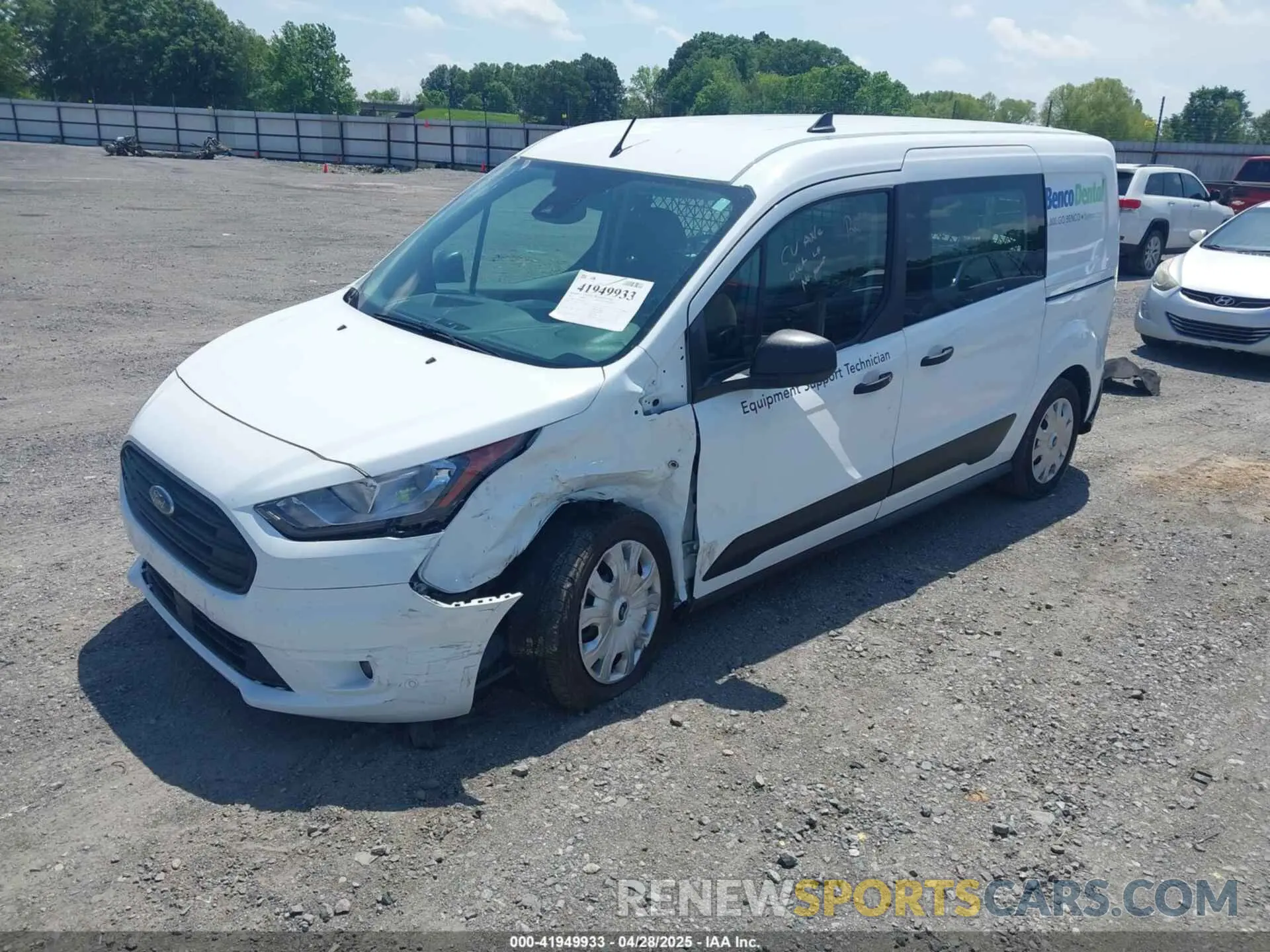 2 Photograph of a damaged car NM0LE7T24N1518034 FORD TRANSIT CONNECT 2022