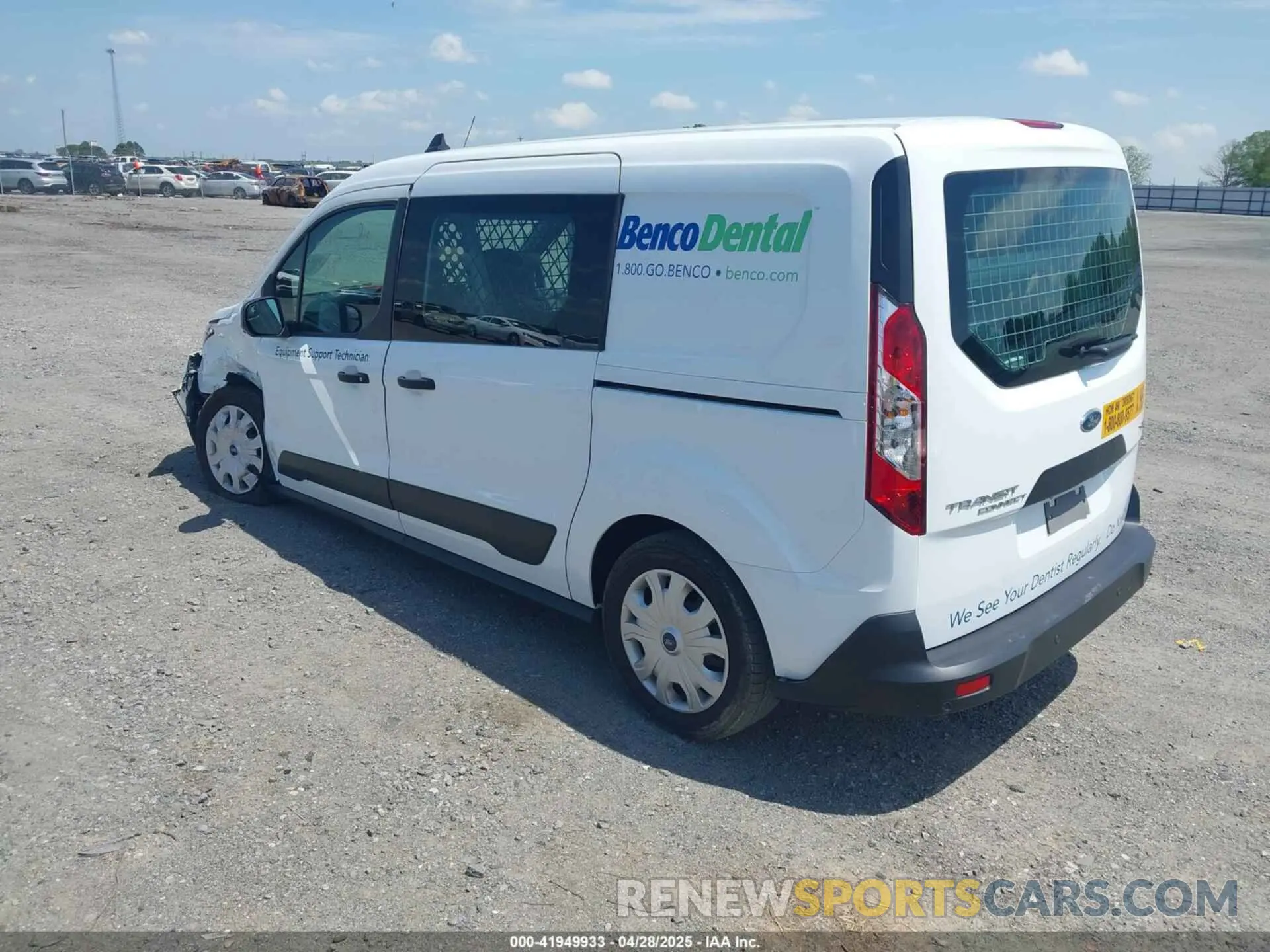 3 Photograph of a damaged car NM0LE7T24N1518034 FORD TRANSIT CONNECT 2022