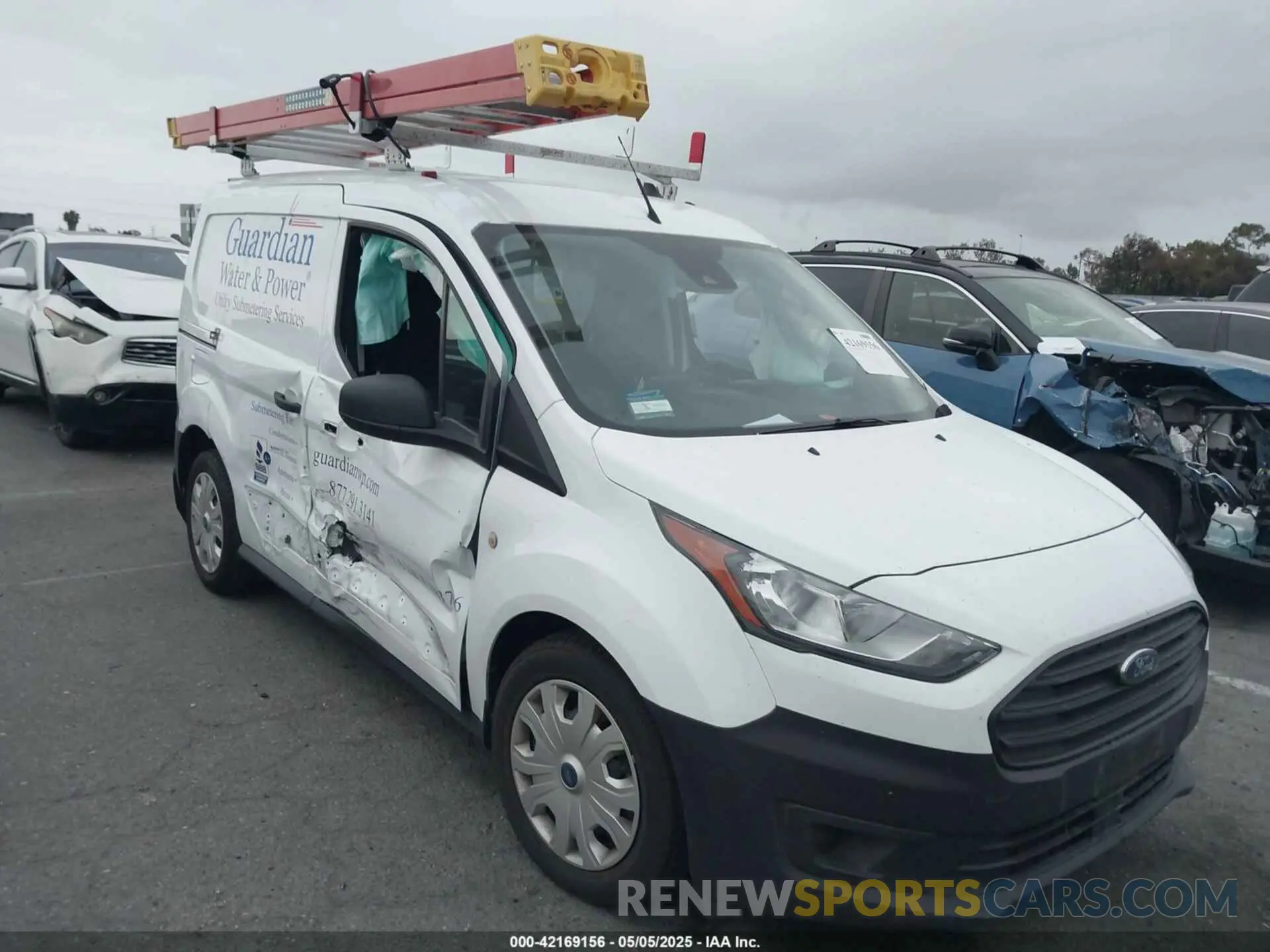 1 Photograph of a damaged car NM0LS6S25N1515521 FORD TRANSIT CONNECT 2022