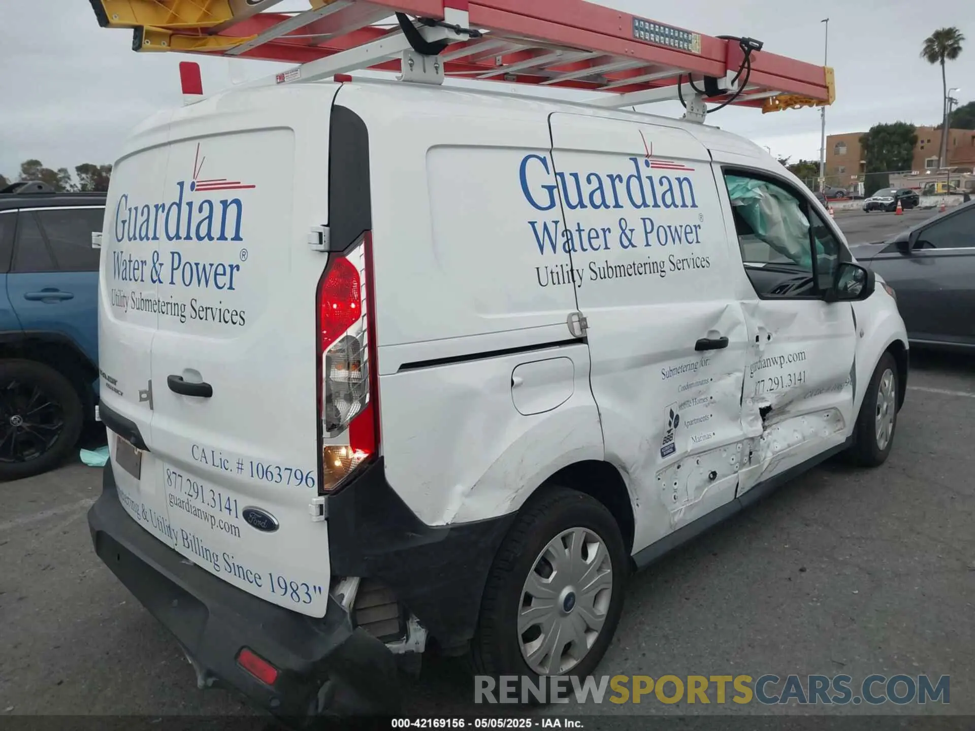 4 Photograph of a damaged car NM0LS6S25N1515521 FORD TRANSIT CONNECT 2022