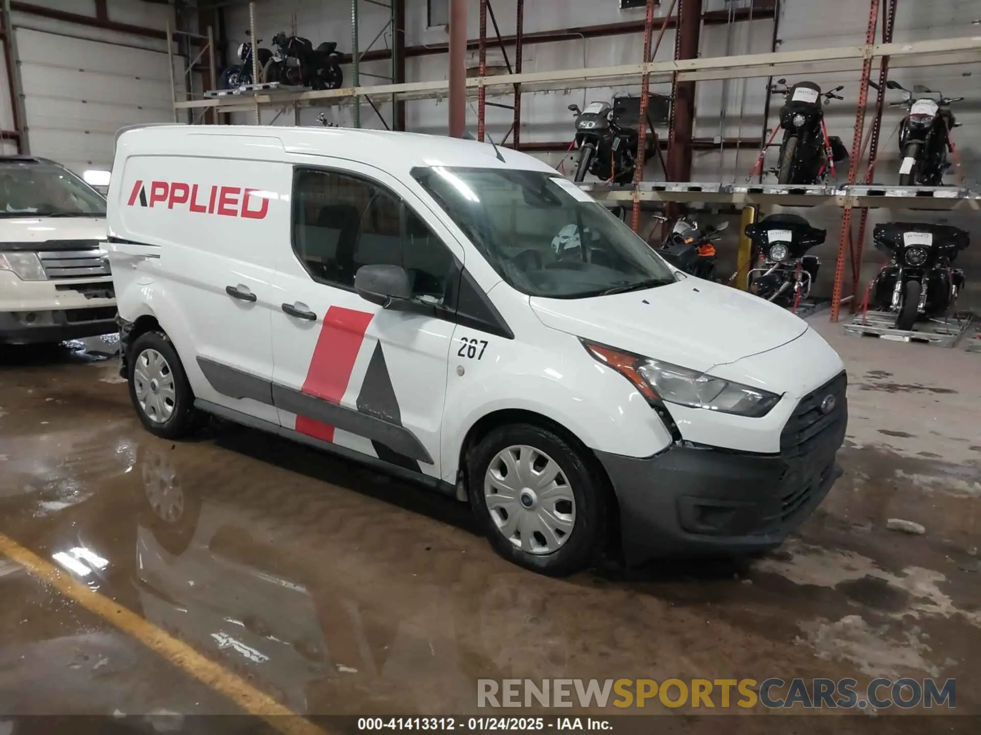 1 Photograph of a damaged car NM0LS6S26N1517598 FORD TRANSIT CONNECT 2022