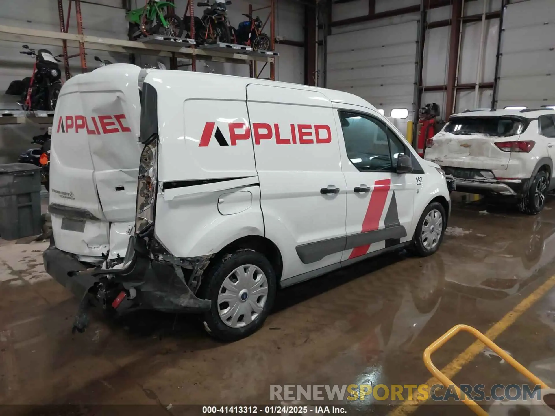 4 Photograph of a damaged car NM0LS6S26N1517598 FORD TRANSIT CONNECT 2022