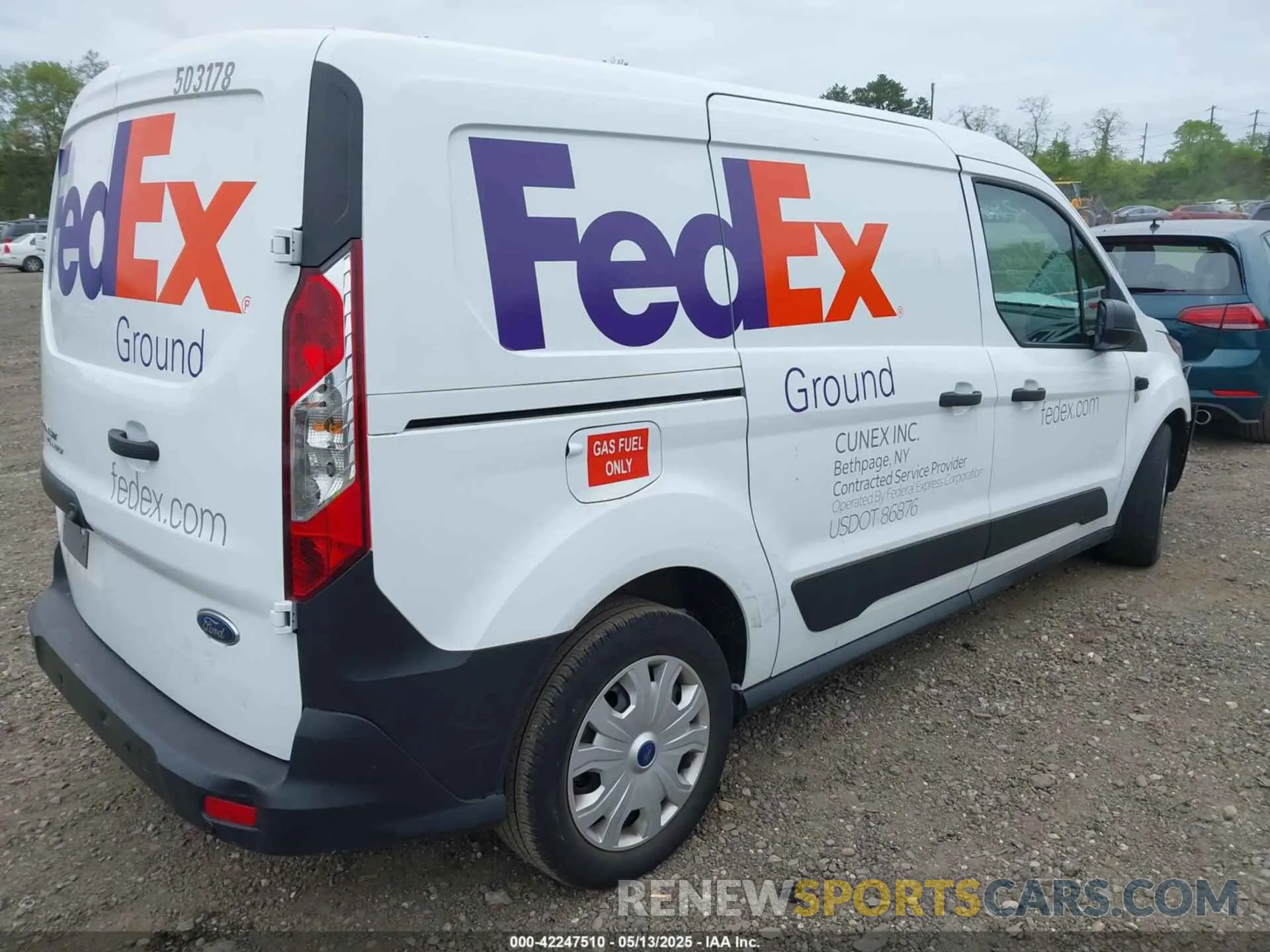 4 Photograph of a damaged car NM0LS7S22N1545677 FORD TRANSIT CONNECT 2022