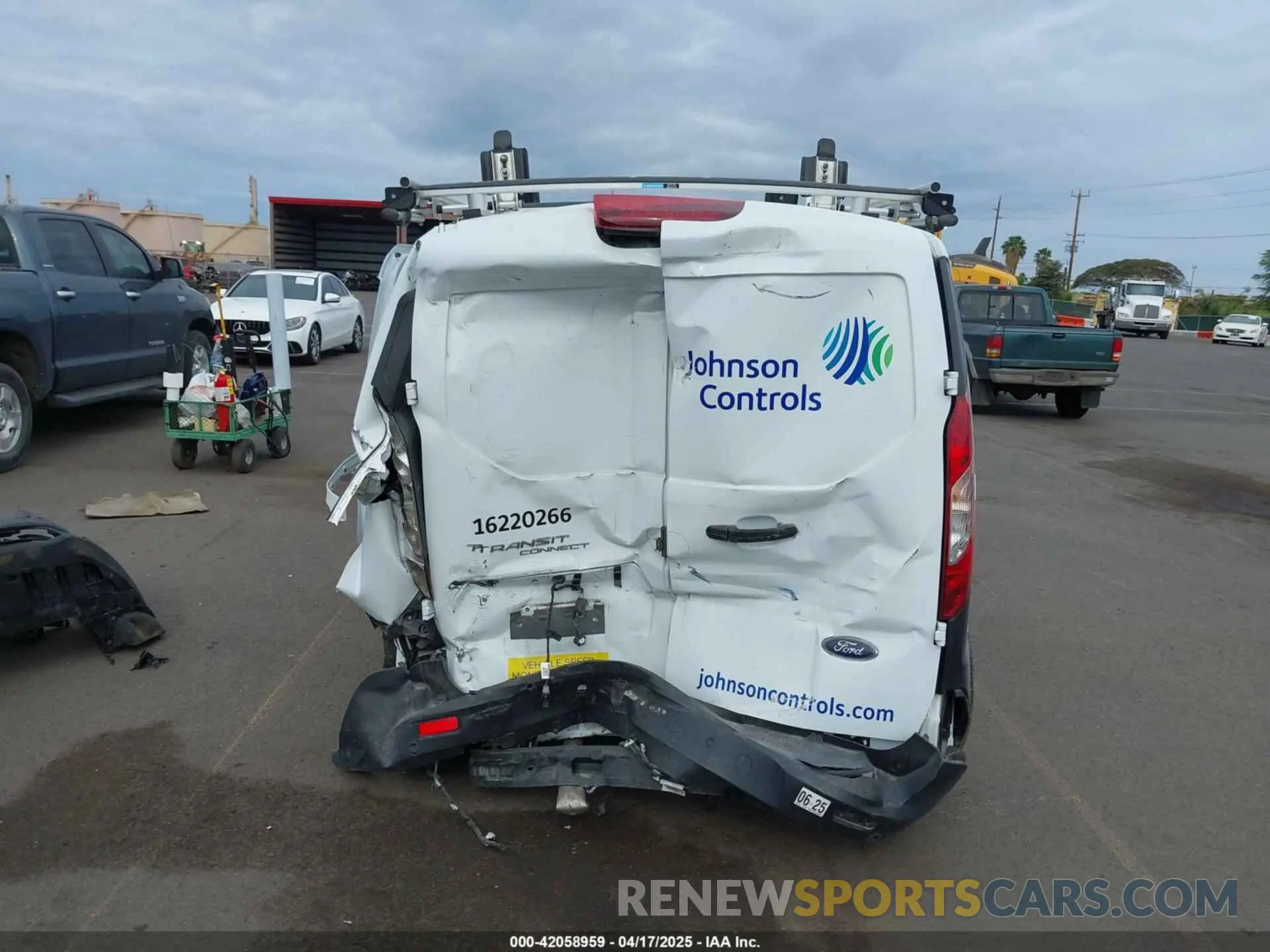16 Photograph of a damaged car NM0LS7S25N1524516 FORD TRANSIT CONNECT 2022
