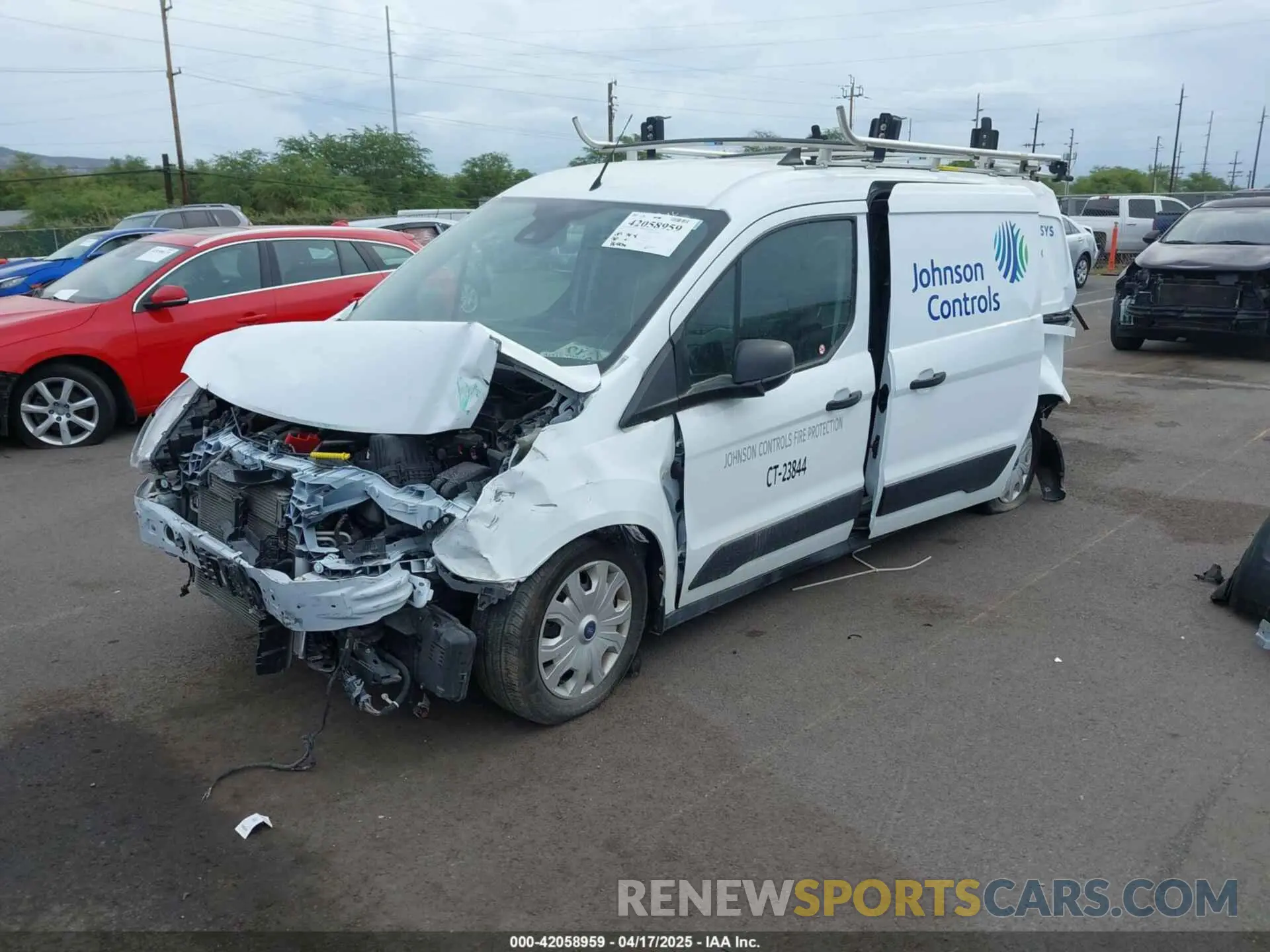 2 Photograph of a damaged car NM0LS7S25N1524516 FORD TRANSIT CONNECT 2022