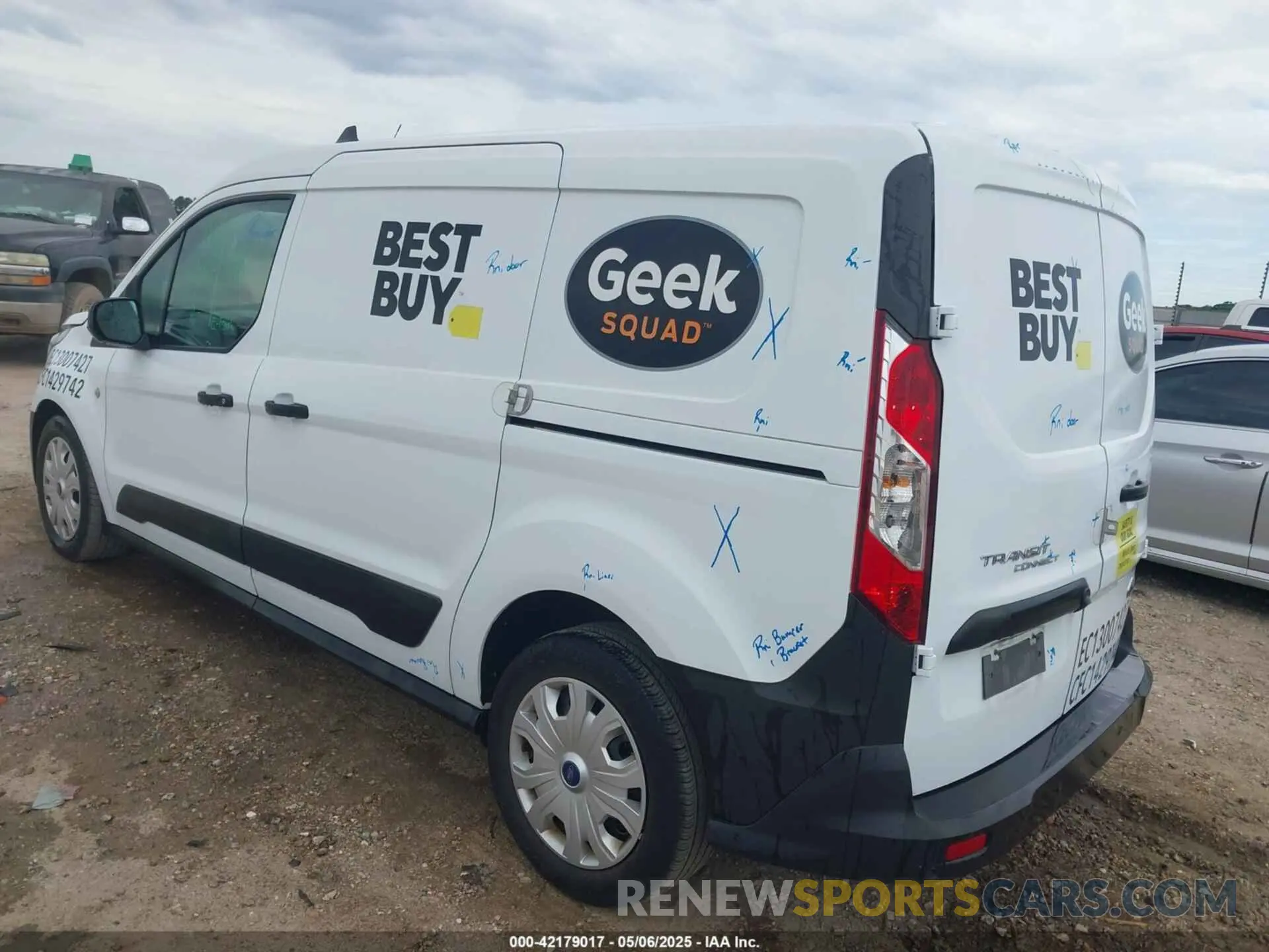 3 Photograph of a damaged car NM0LS7S26N1511404 FORD TRANSIT CONNECT 2022