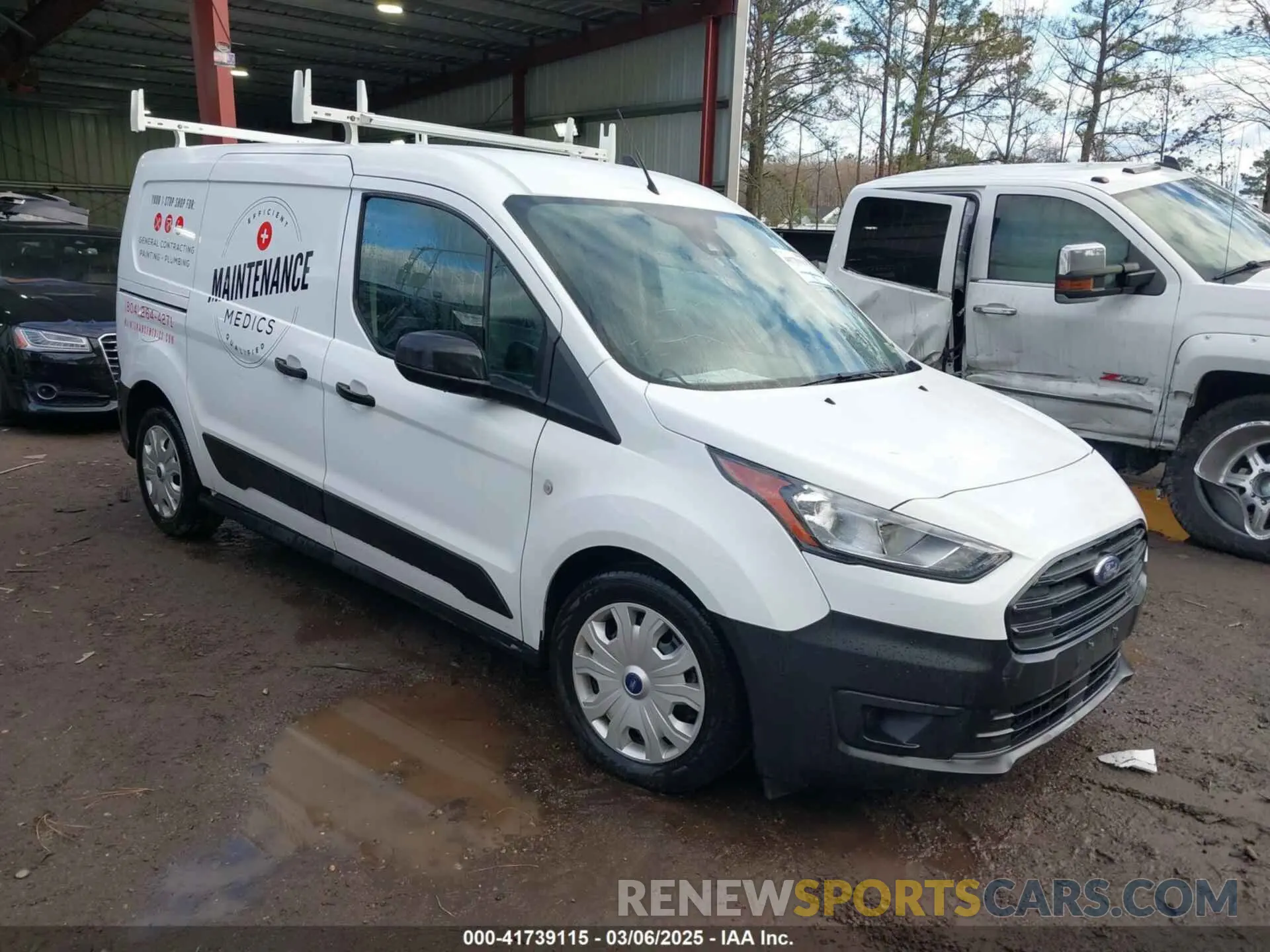 1 Photograph of a damaged car NM0LS7S28N1522257 FORD TRANSIT CONNECT 2022
