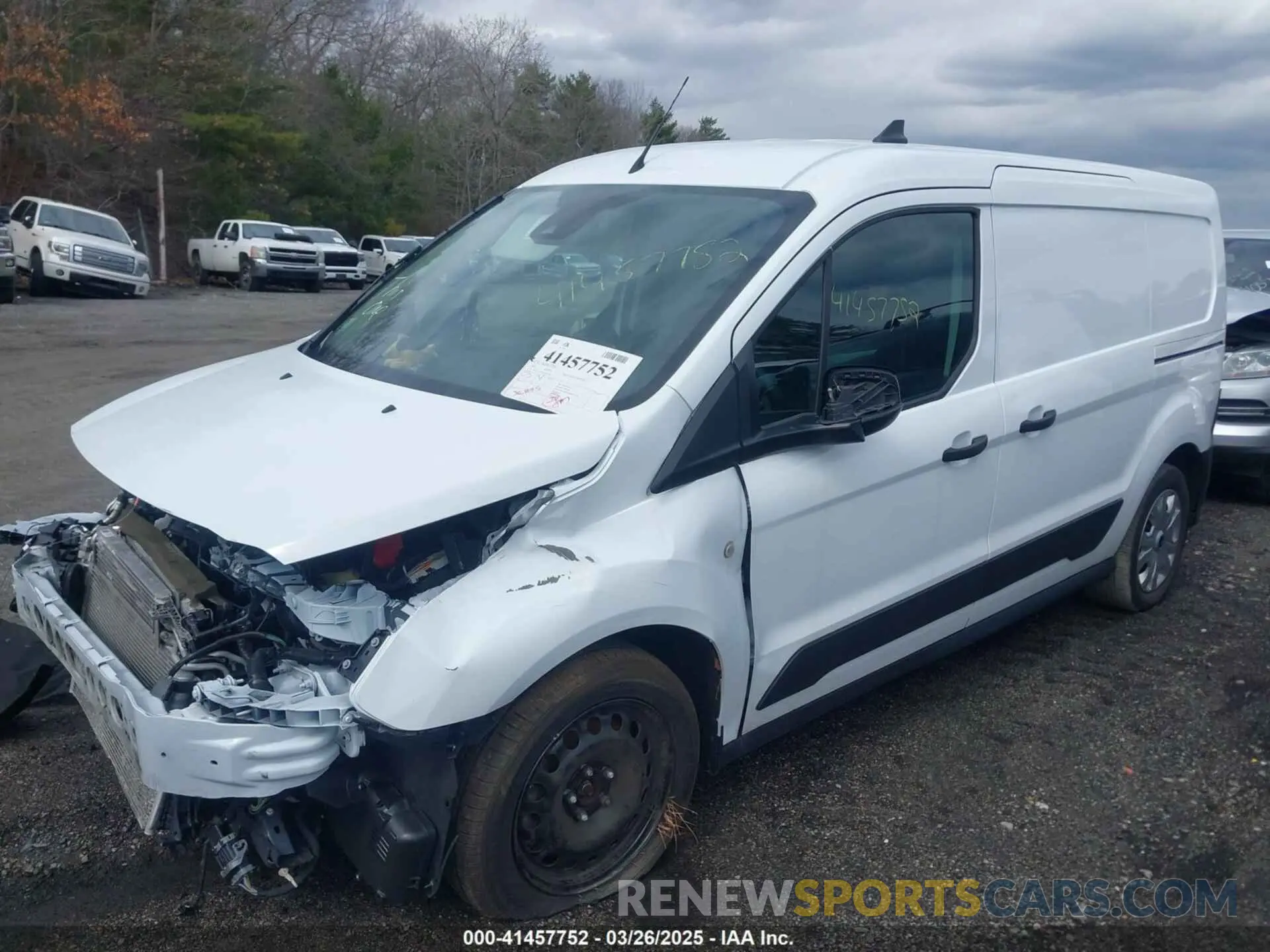 2 Photograph of a damaged car NM0LS7S78N1517636 FORD TRANSIT CONNECT 2022