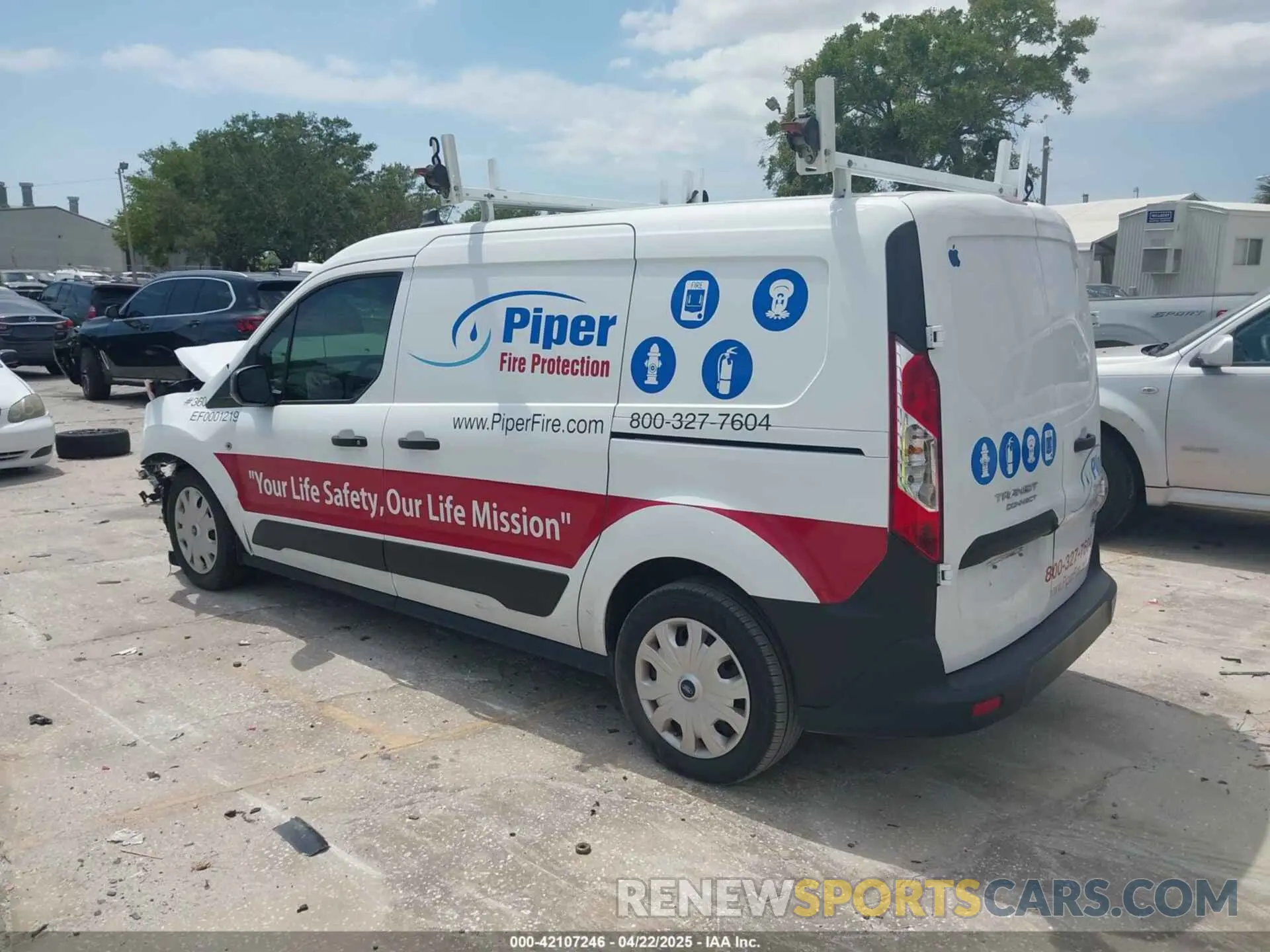 3 Photograph of a damaged car NM0LS7S7XN1518206 FORD TRANSIT CONNECT 2022