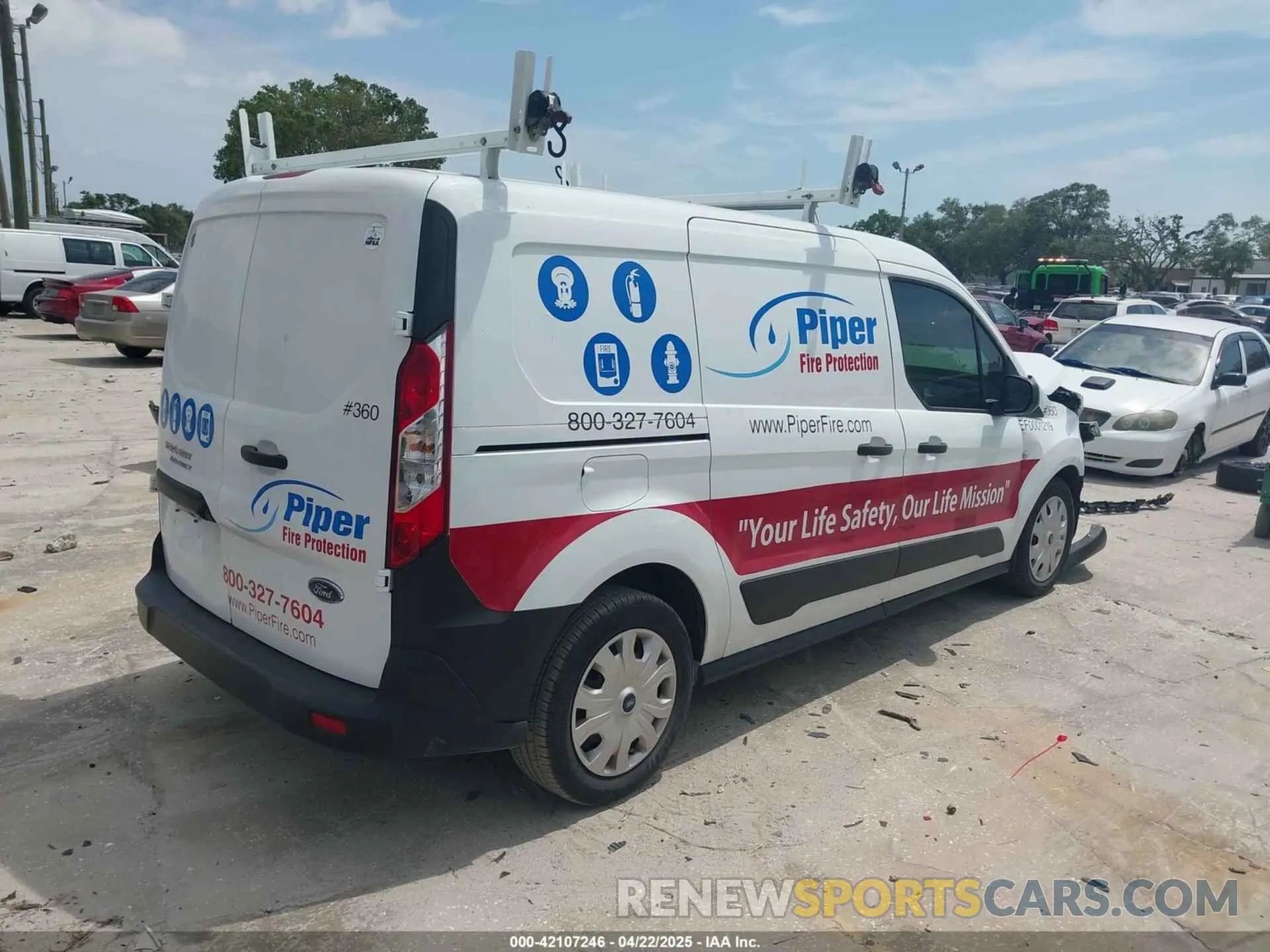 4 Photograph of a damaged car NM0LS7S7XN1518206 FORD TRANSIT CONNECT 2022