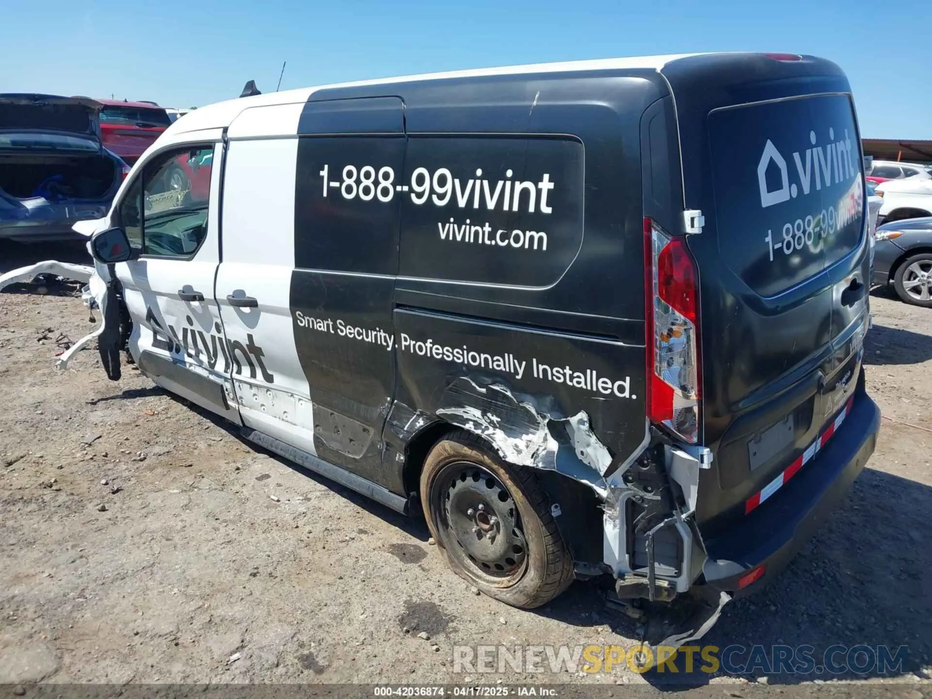 3 Photograph of a damaged car NM0LS7T21N1517965 FORD TRANSIT CONNECT 2022